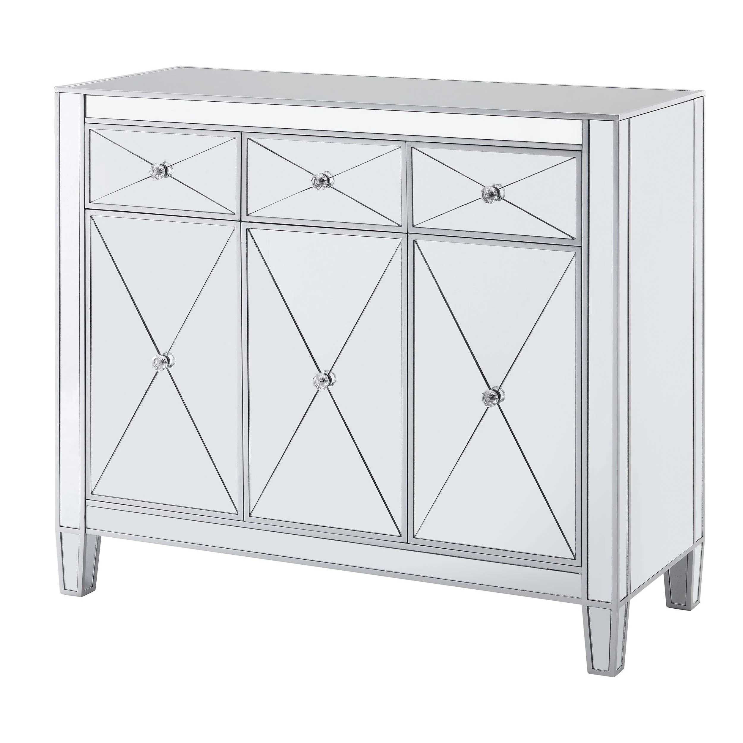 Mirage 3-Door Mirrored Cabinet - Frankwebs