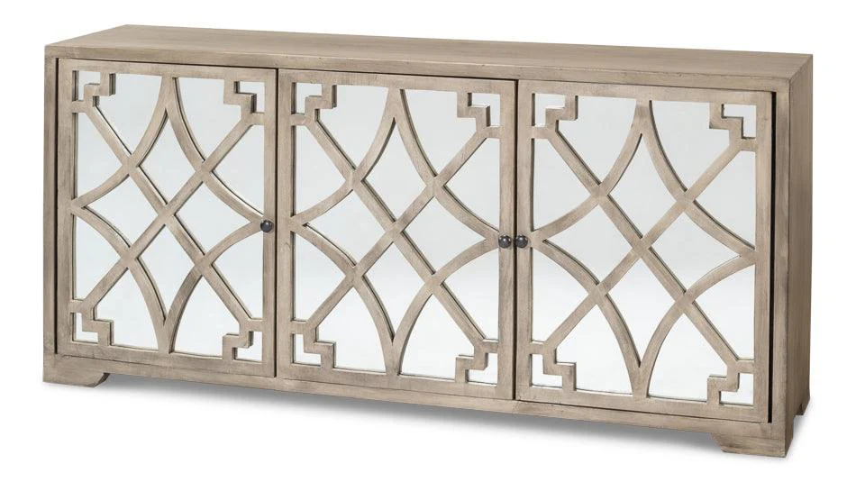 Olivier Three Door Mirrored Sideboard - Frankwebs