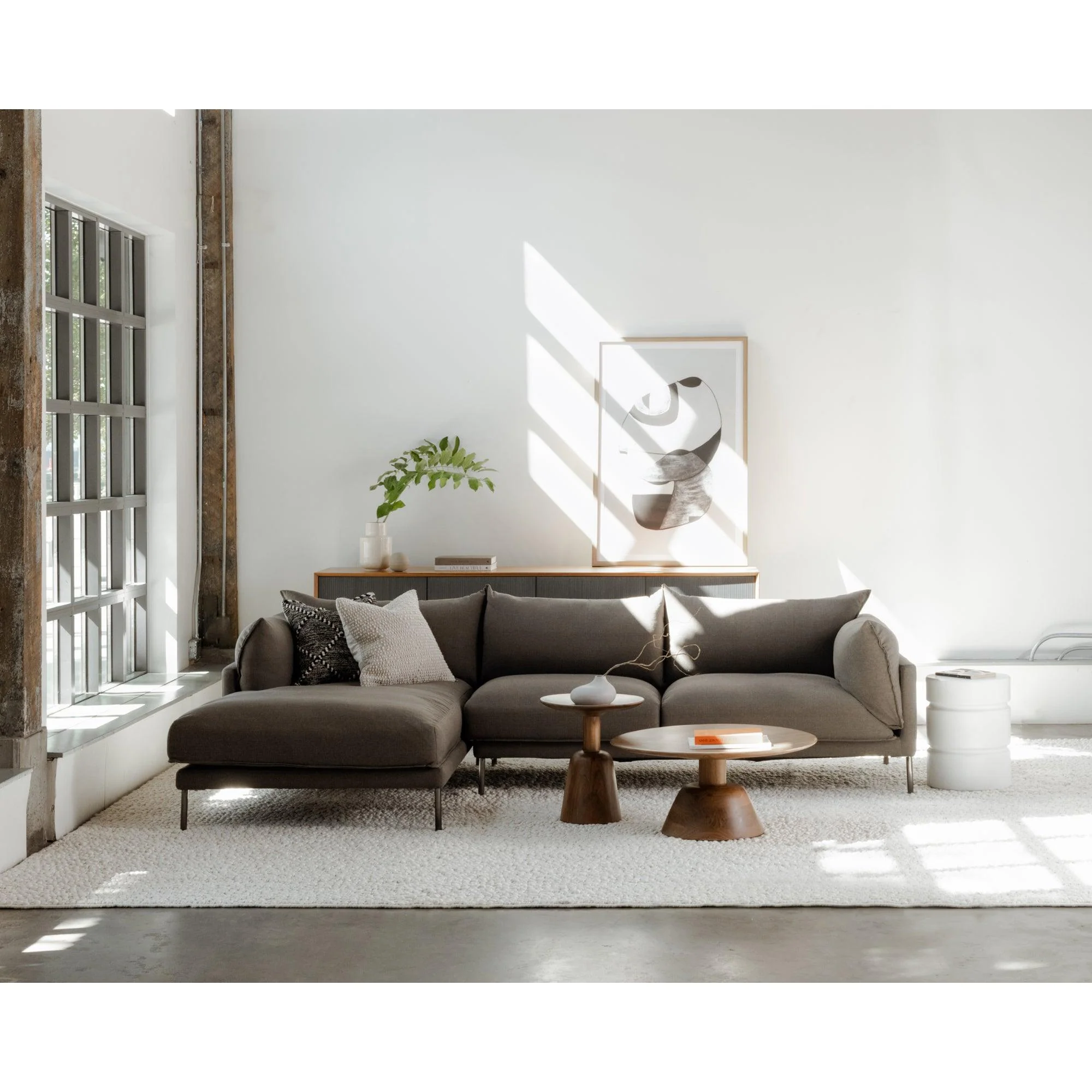 Nels Coffee Table Dark Brown - Frankwebs