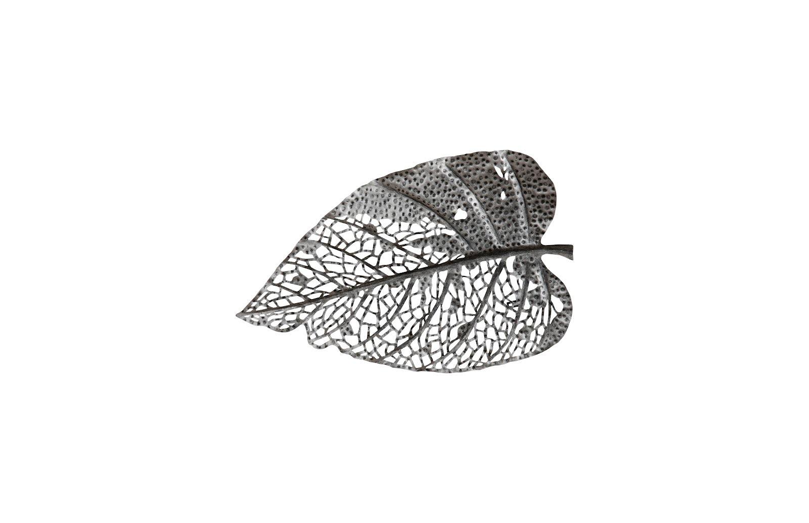 Birch Leaf Wall Art, Silver, SM - Frankwebs