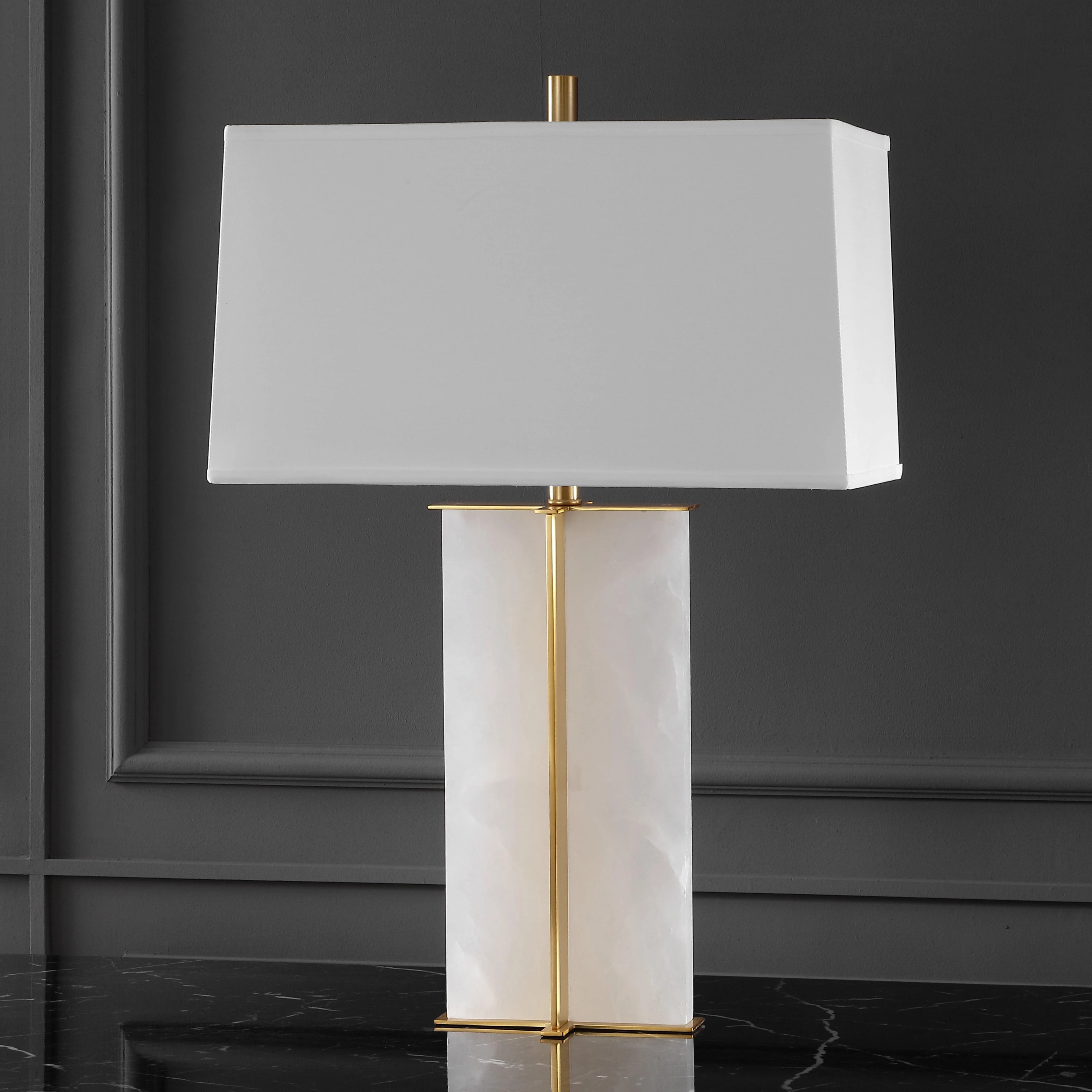 NATALEE MARBLE TABLE LAMP - Frankwebs
