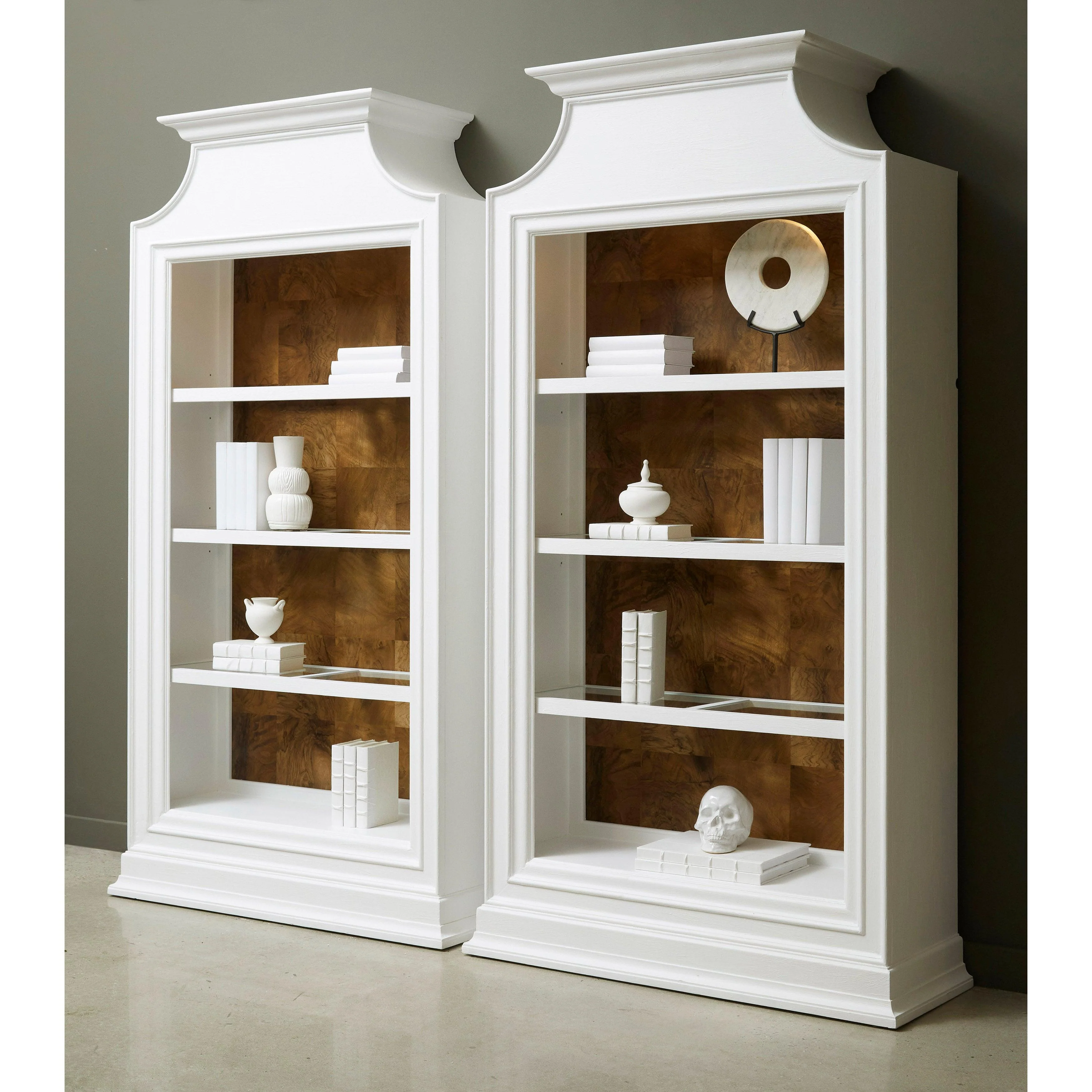 Open Storage 3 Shelf Bookcase with Natural Wood Back Panel - Frankwebs