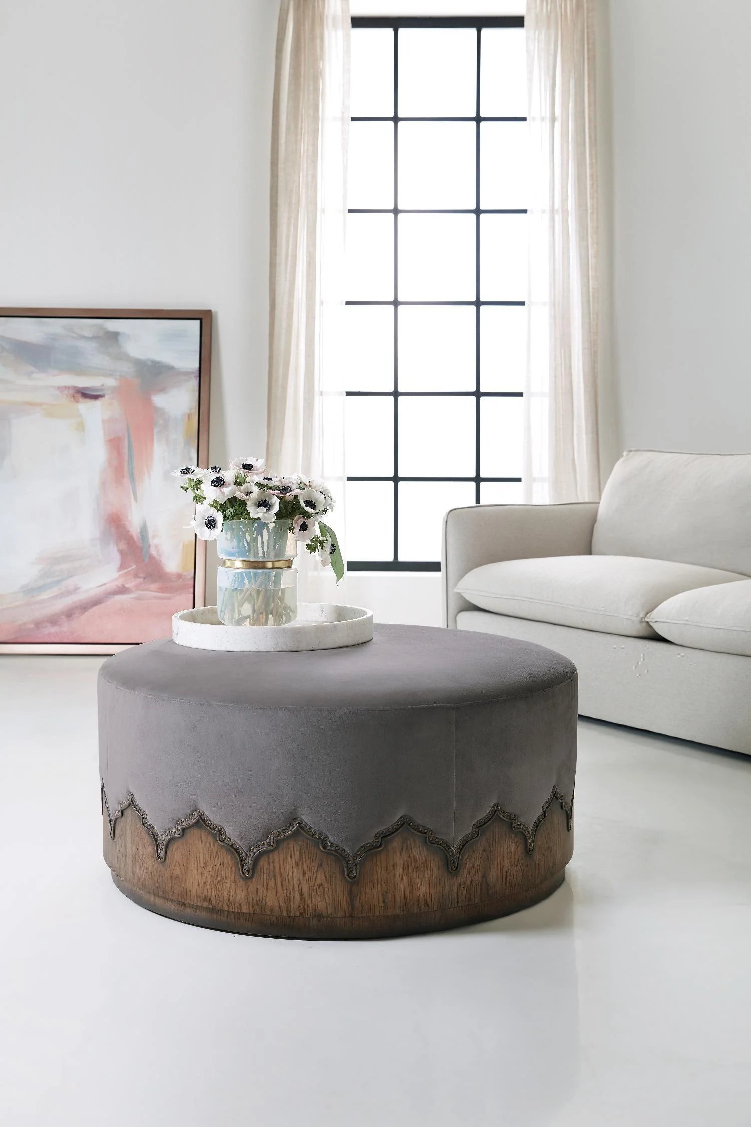 Melange Meyers Cocktail Ottoman - Frankwebs