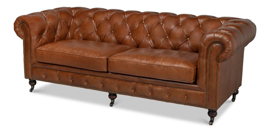 Castered Chesterfield Sofa - Frankwebs