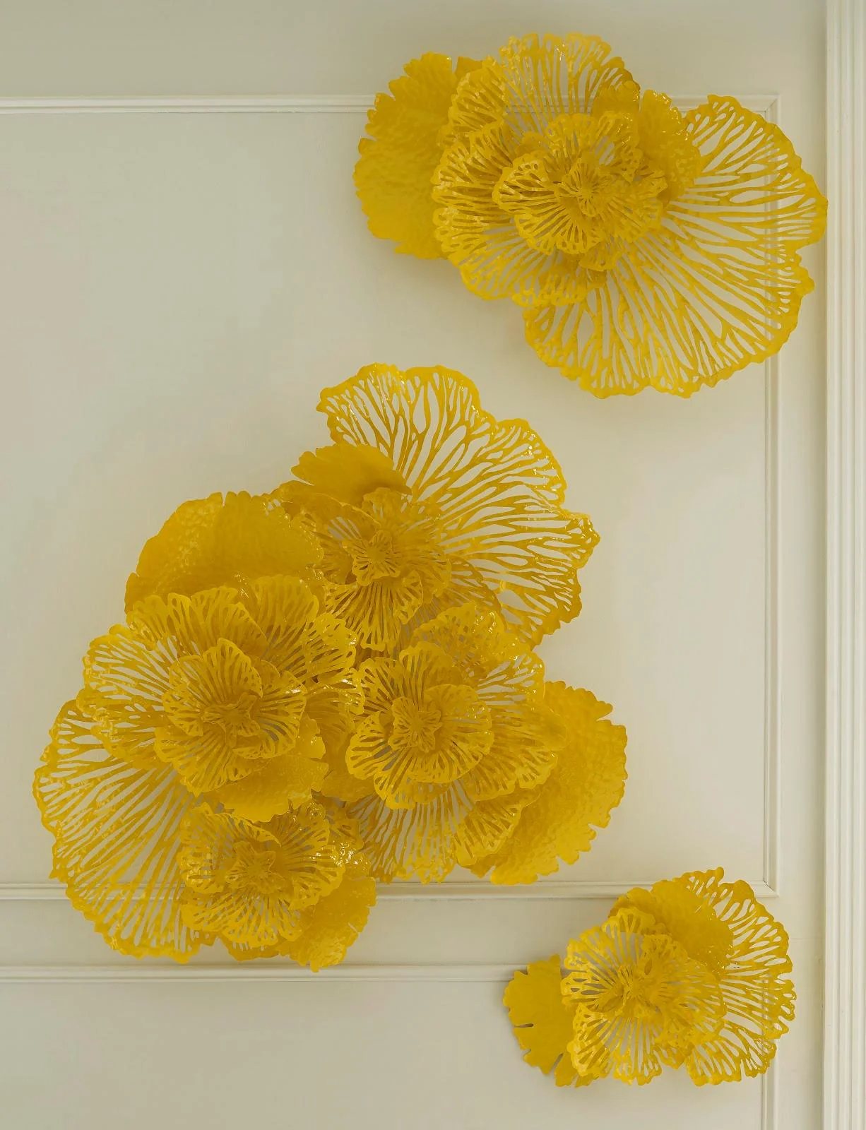 Flower Wall Art, Small, Dandelion, Metal - Frankwebs