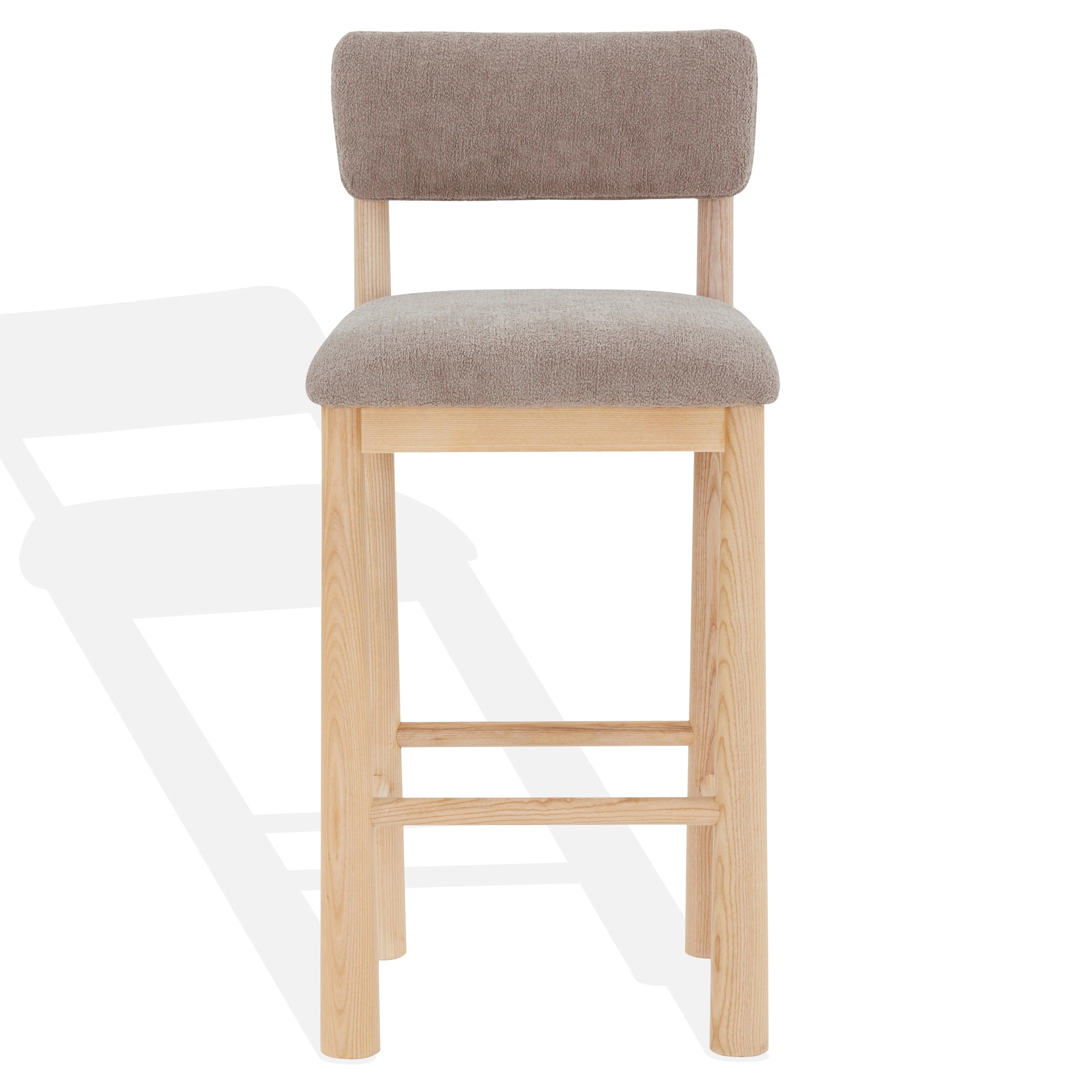 Wrenley Boucle Barstool - Frankwebs