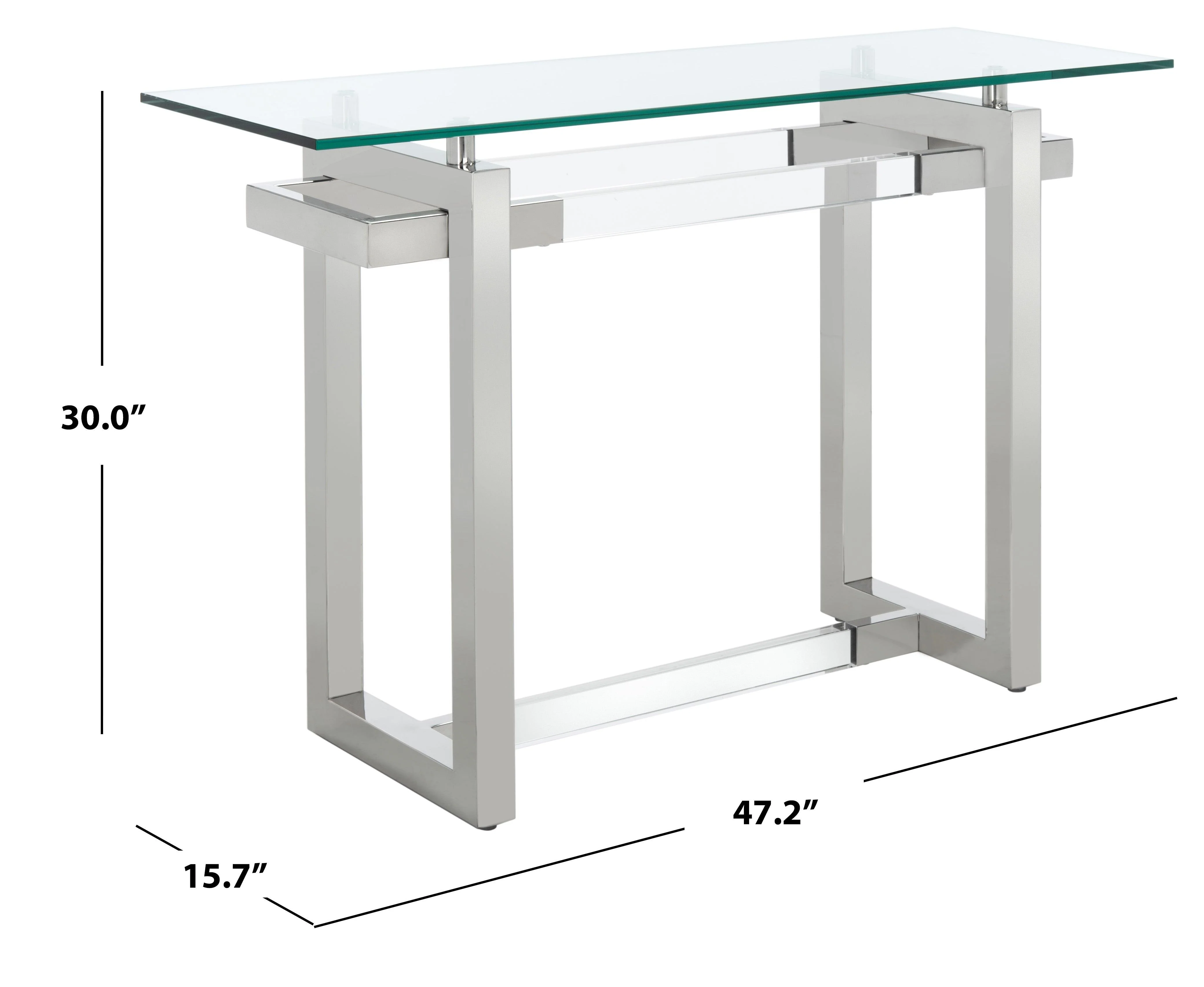 MONTRELLE ACRYLIC CONSOLE TABLE - Frankwebs