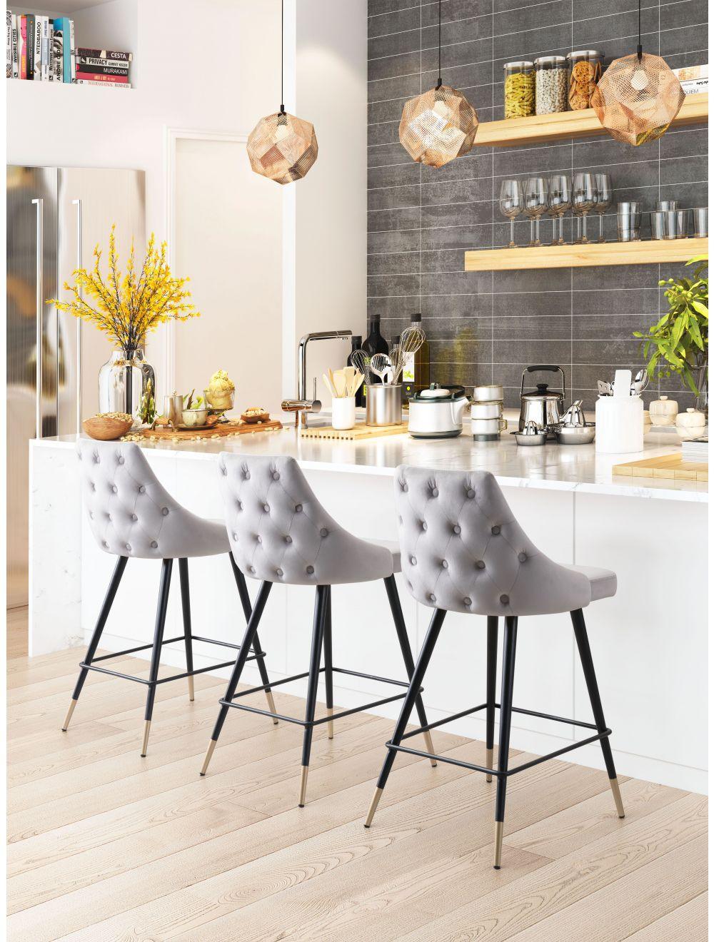 Piccolo Counter Chair Gray - Frankwebs