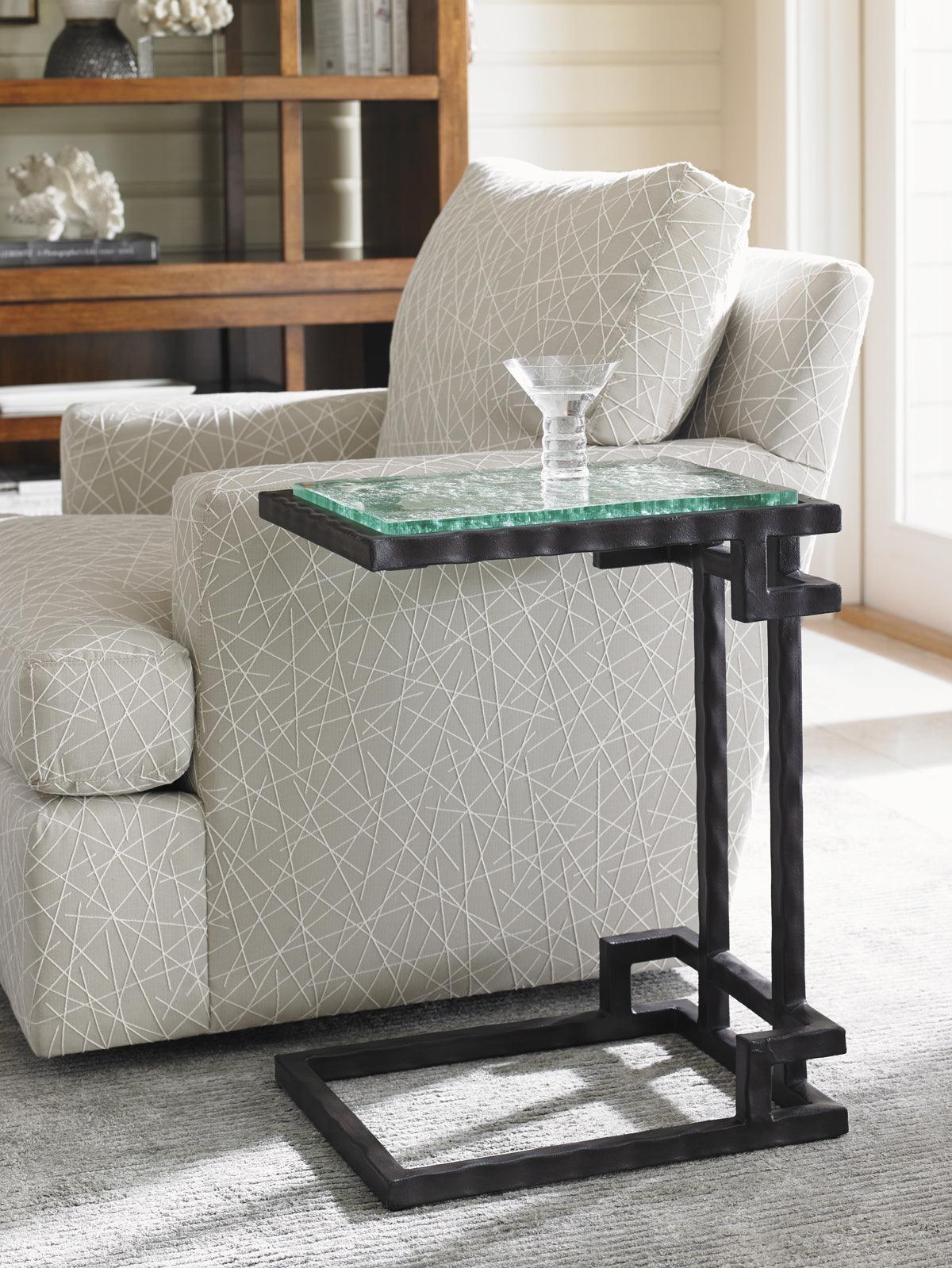Island Fusion Hermes Reef Glass Top Martini Table - Frankwebs