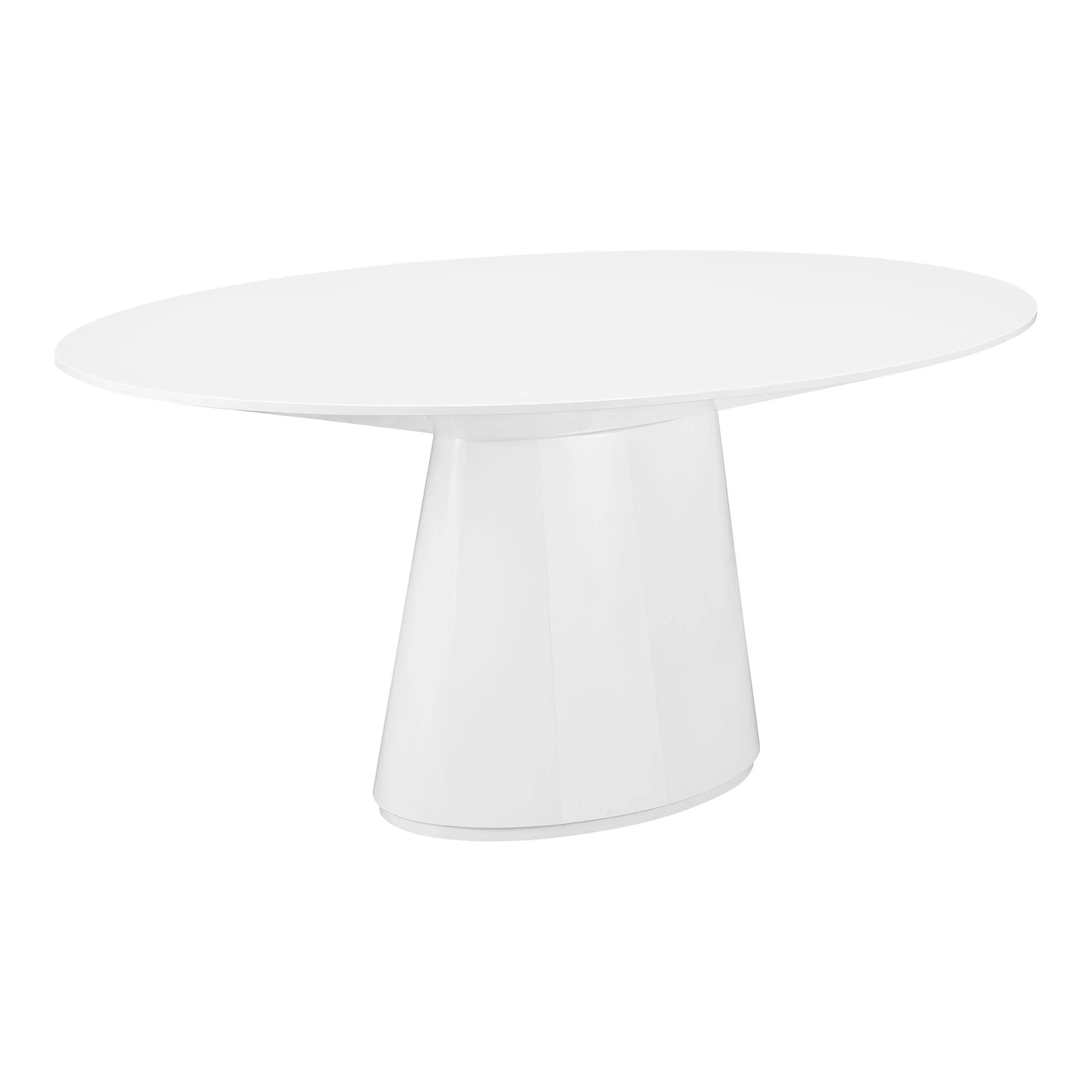 Otago Oval Dining Table White - Frankwebs