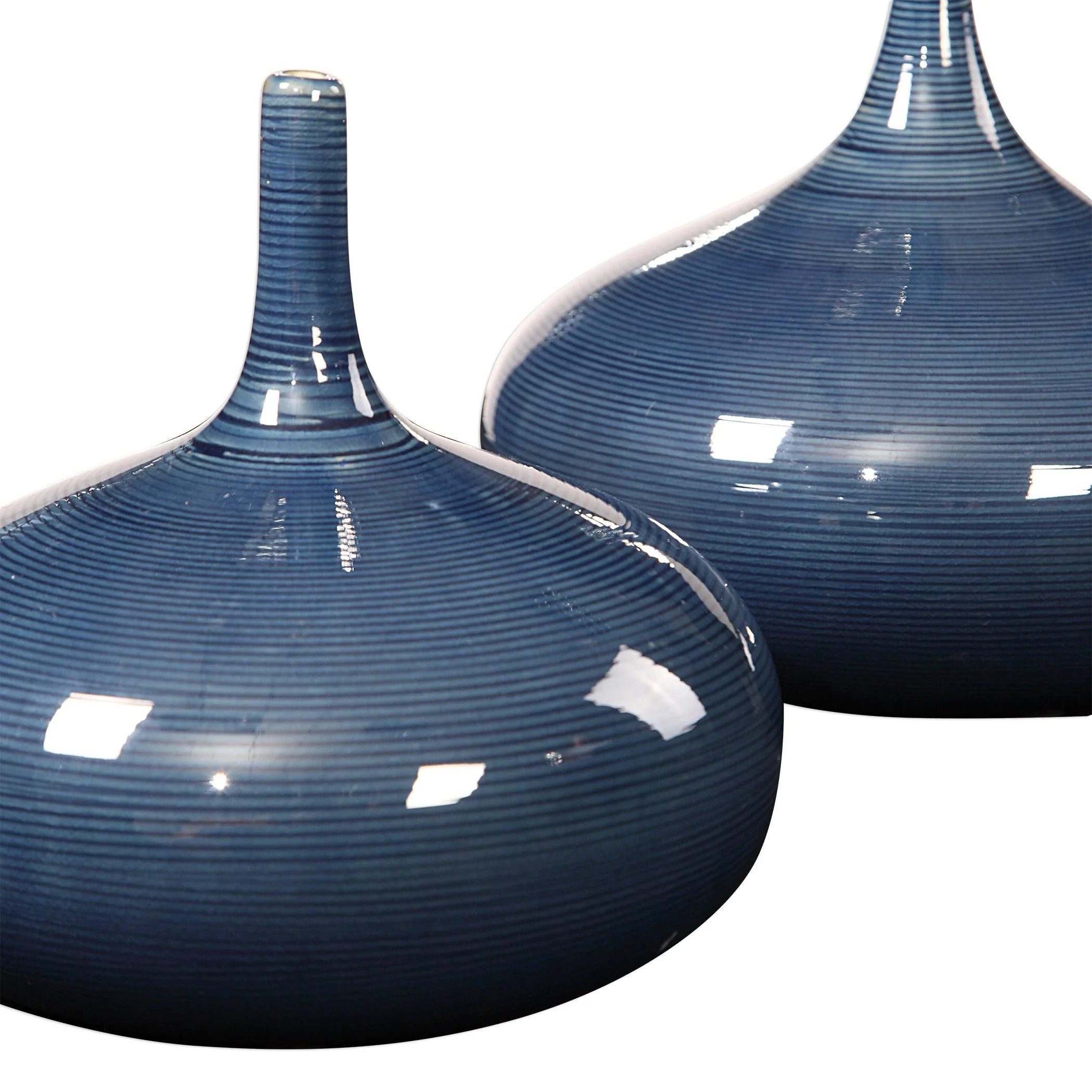 ZAYAN BLUE VASES, SET OF 2 - Frankwebs