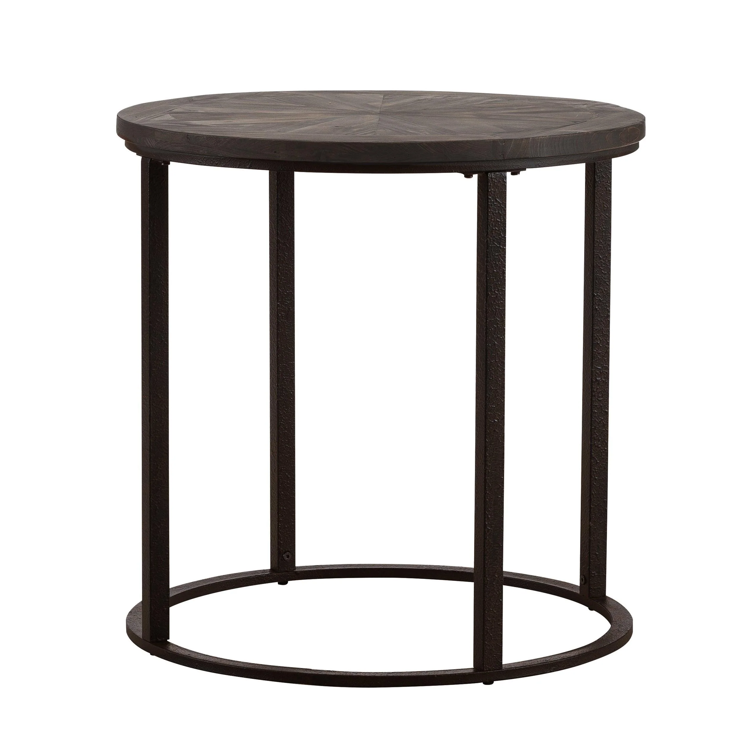 Landsmill Round Industrial End Table - Frankwebs