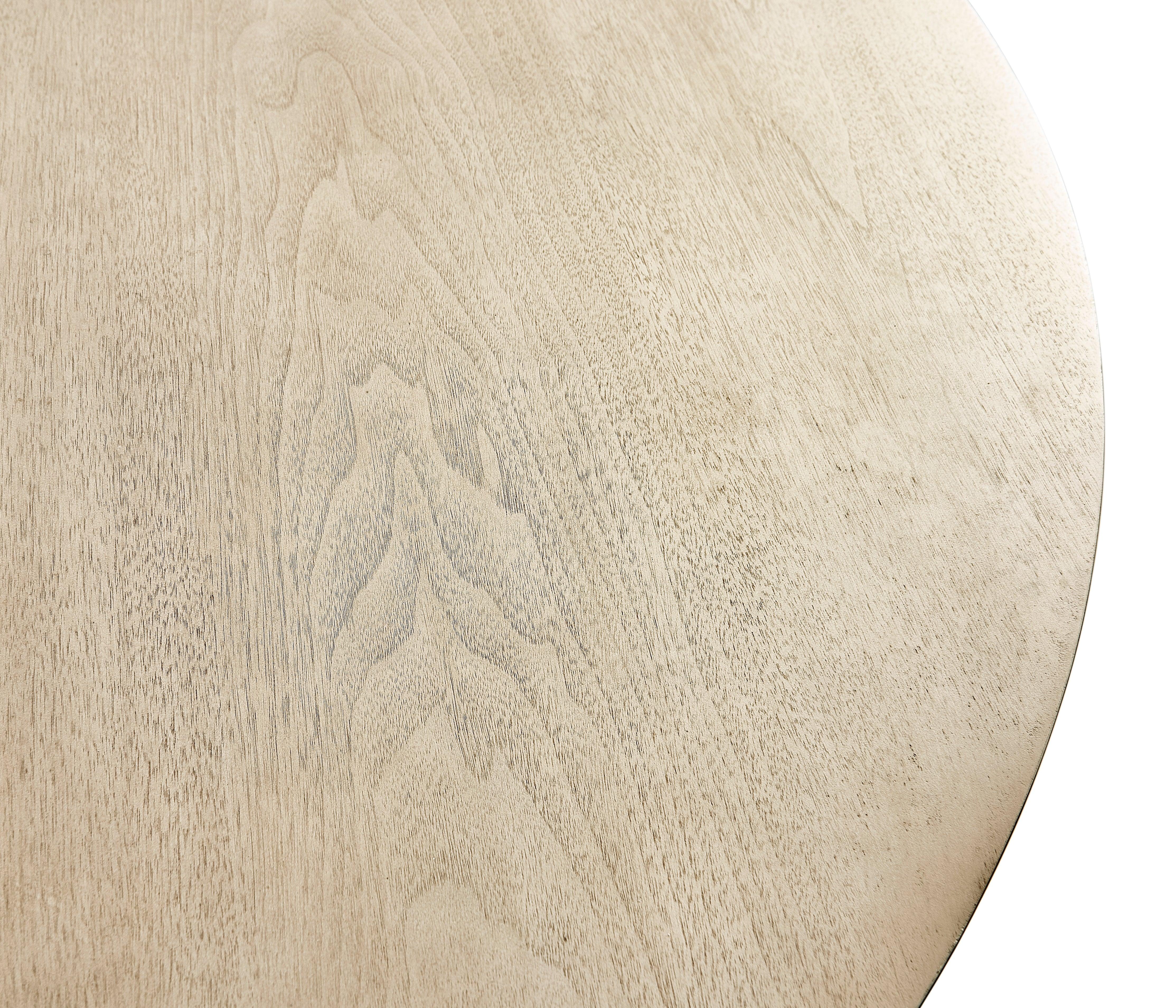 Timeless Solar Spider Leg Pedestal Dining Table in Bleached Walnut - Frankwebs