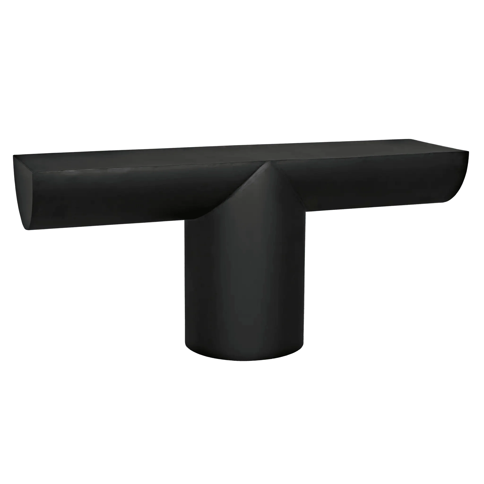 T Console, Black Steel - Frankwebs