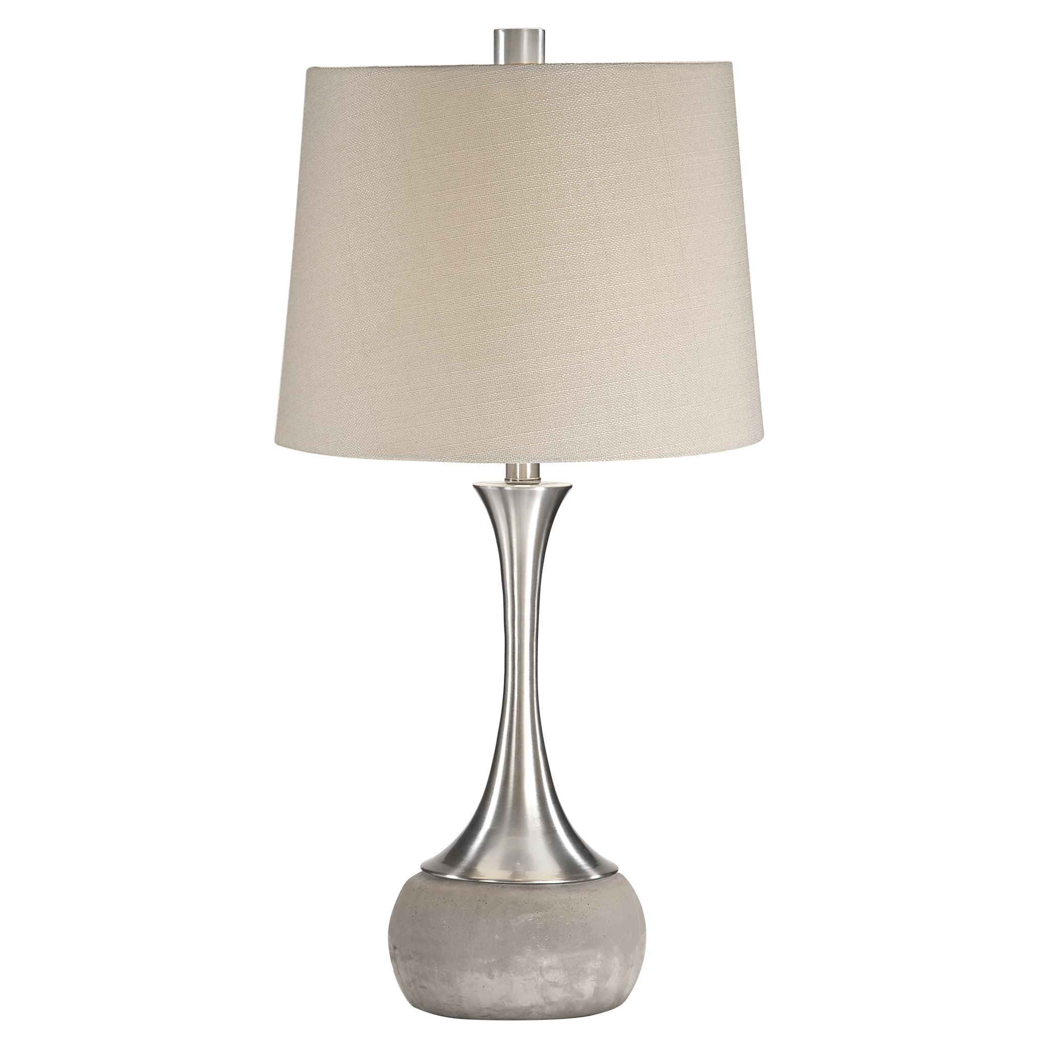 Niah Brushed Nickel Lamp - Frankwebs