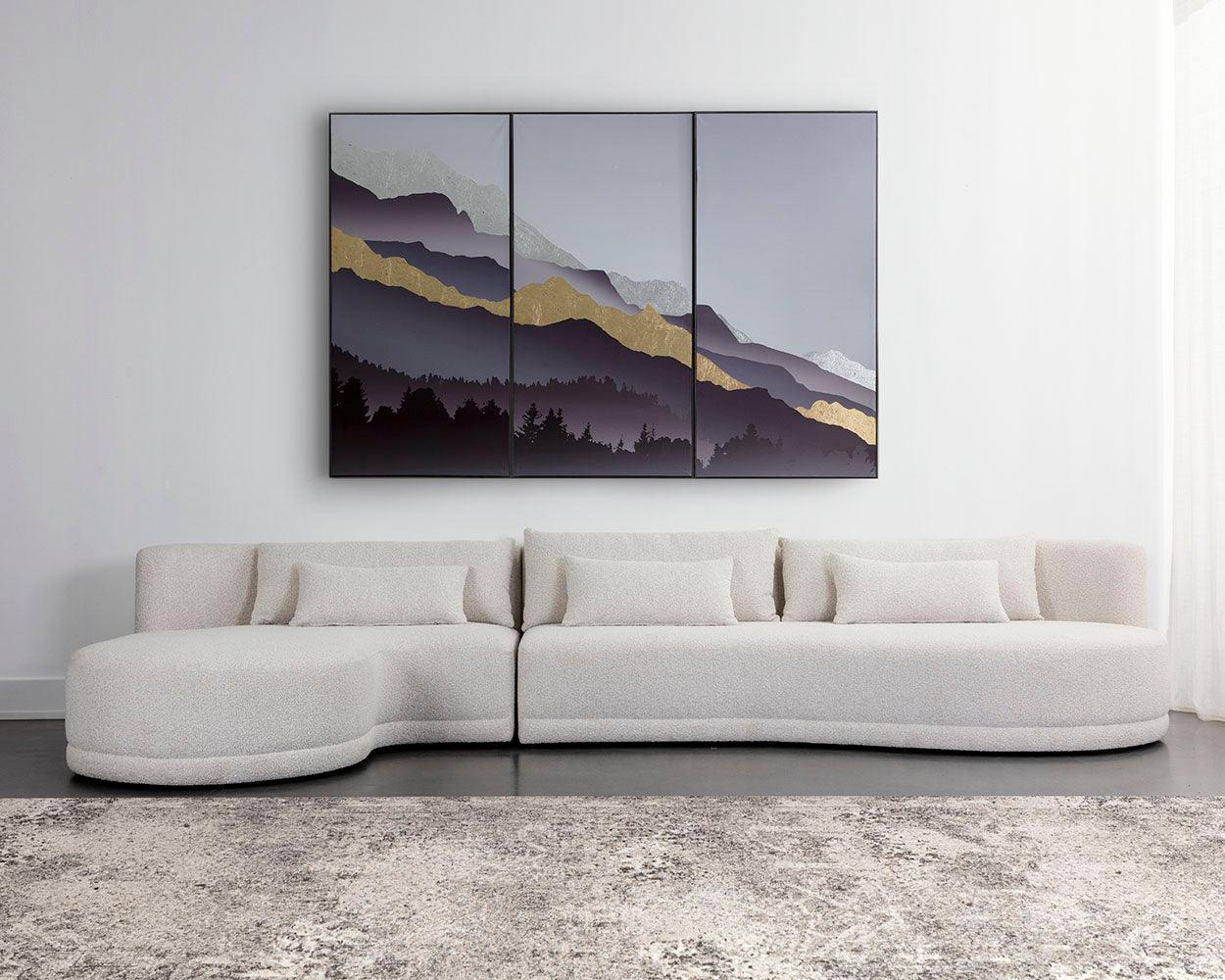 Laken Sofa Chaise - Frankwebs