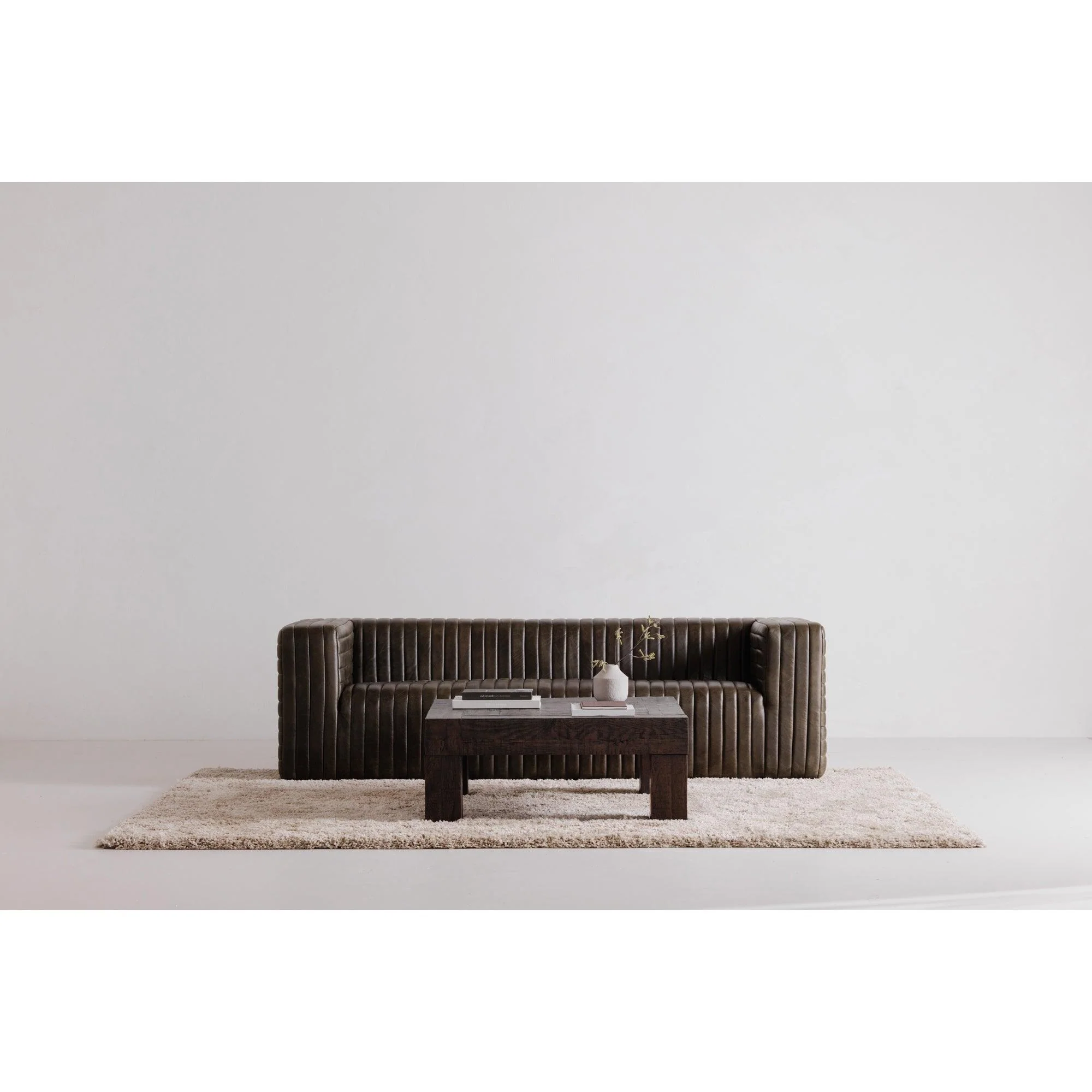 Evander Coffee Table Rustic Brown - Frankwebs