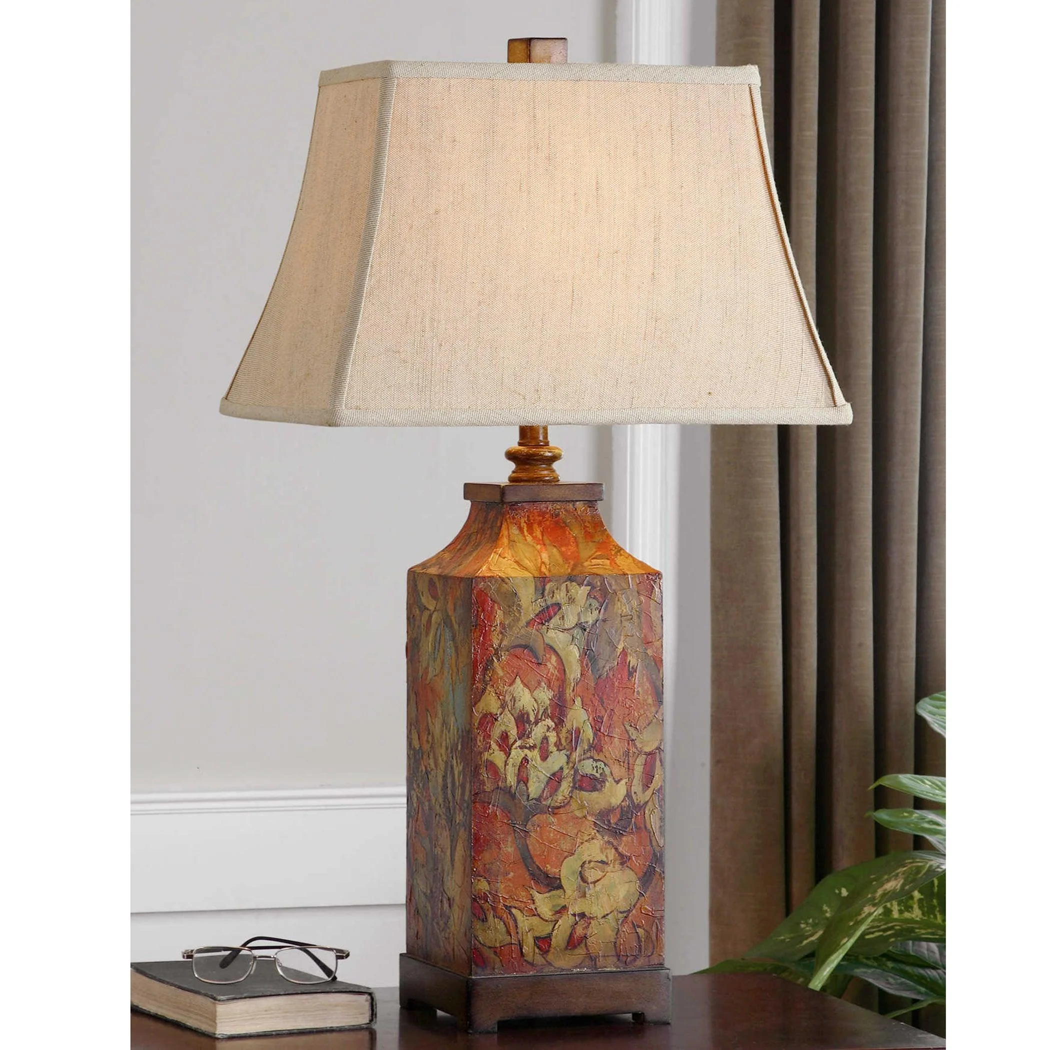 COLORFUL FLOWERS TABLE LAMP - Frankwebs