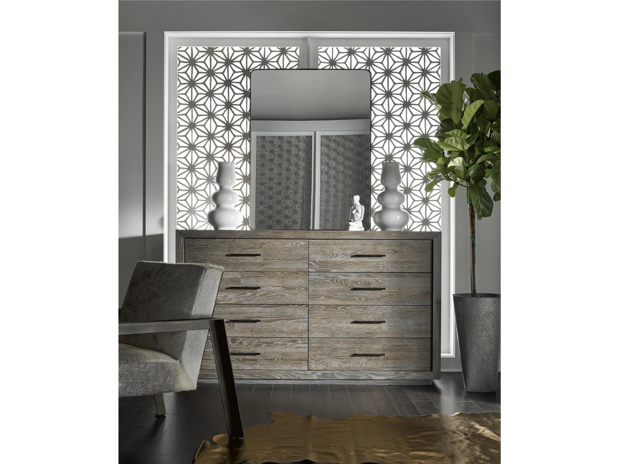 Modern Rectangle Accent Mirror - Frankwebs