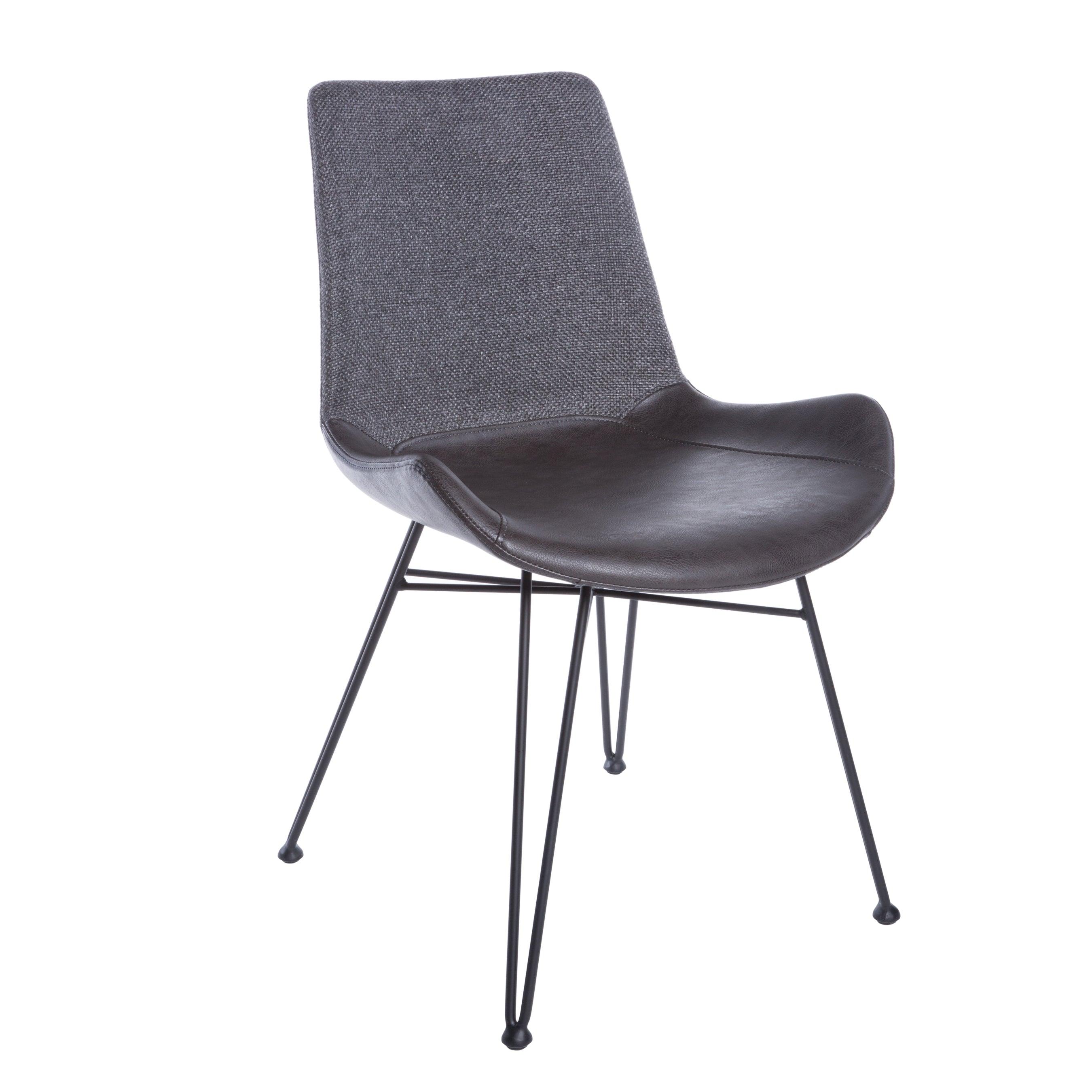 Alisa Side Chair in Dark Gray - Set of 2 - Frankwebs