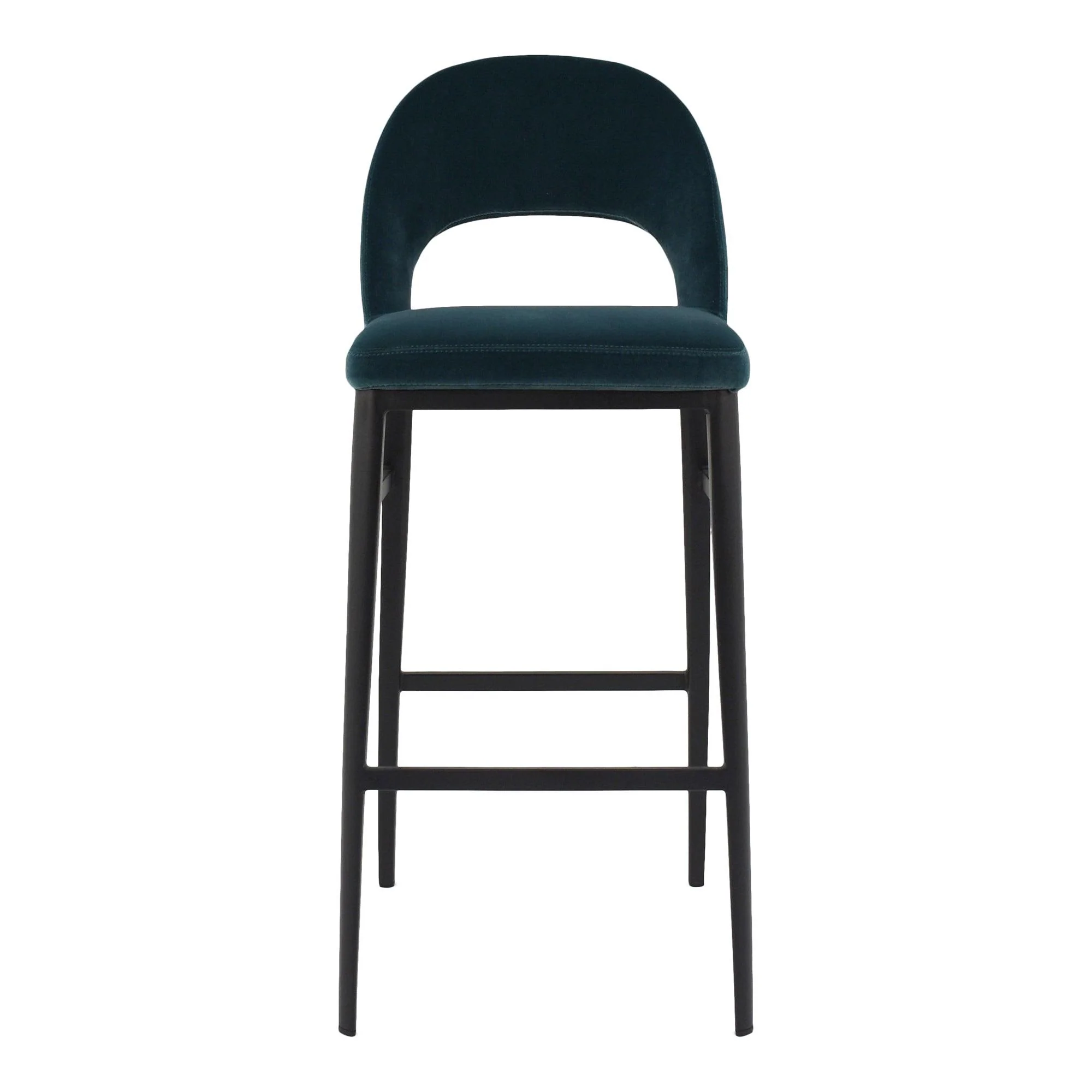 Roger Barstool Teal Velvet - Frankwebs