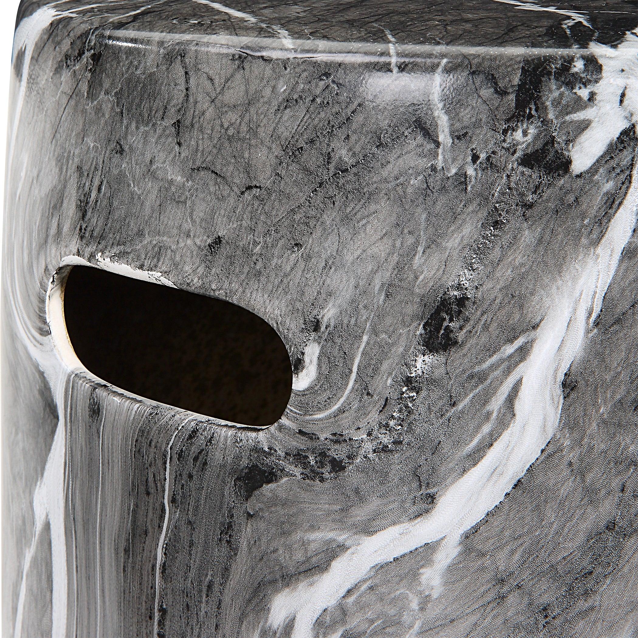 Marvel Marbled Garden Stool - Frankwebs