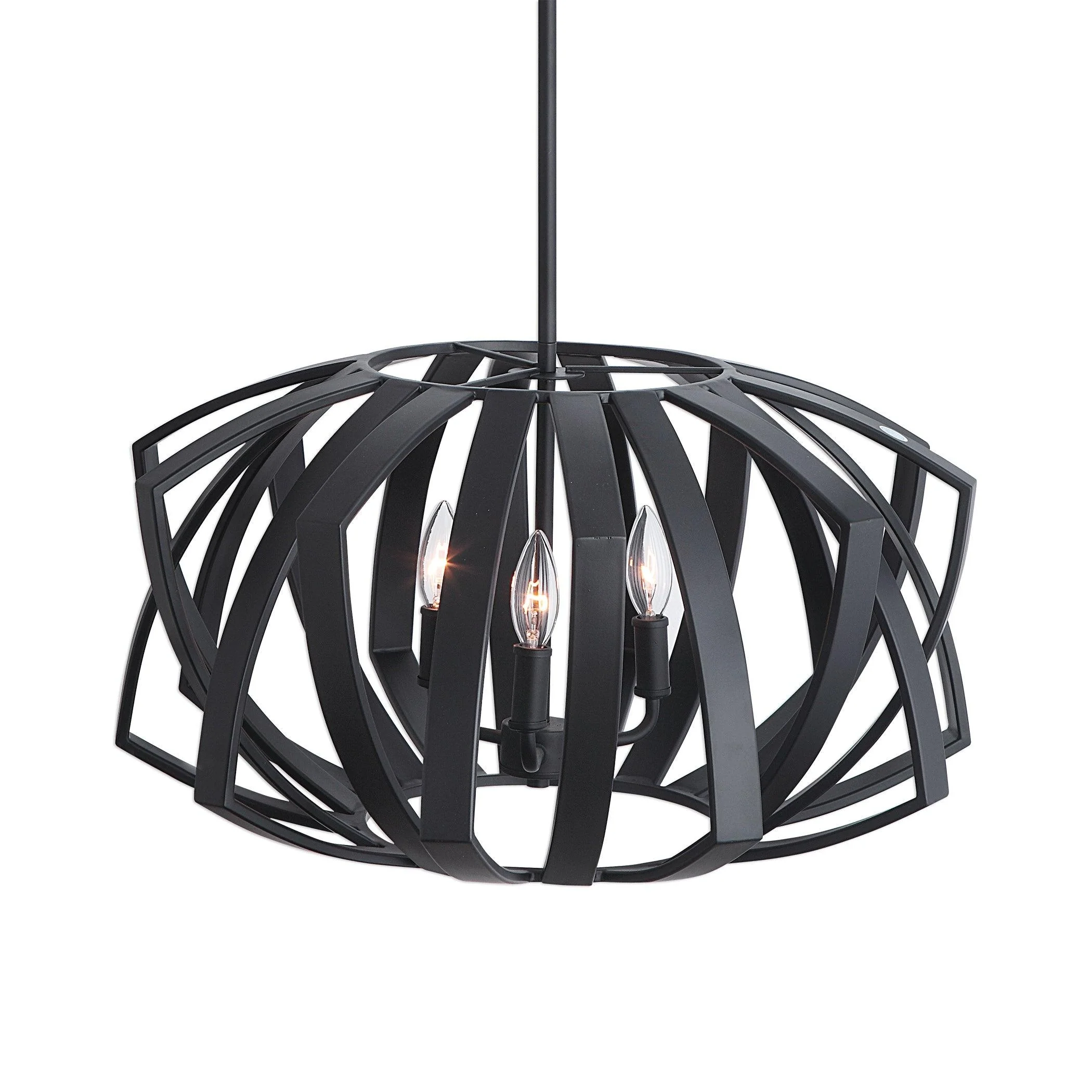 THALES BLACK GEOMETRIC 3 LIGHT PENDANT - Frankwebs