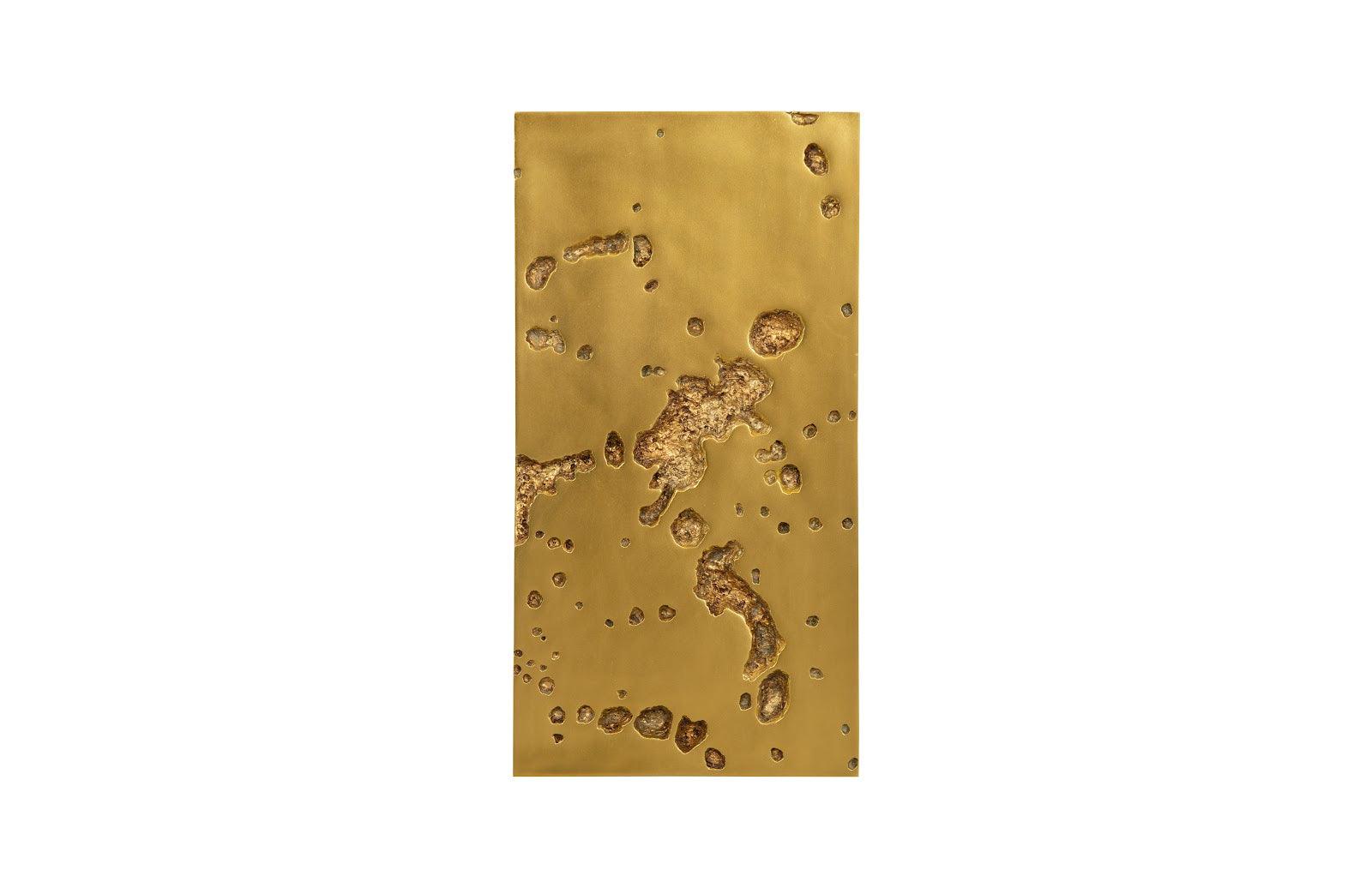 Splotch Wall Art 3, Rectangle, Gold Leaf - Frankwebs
