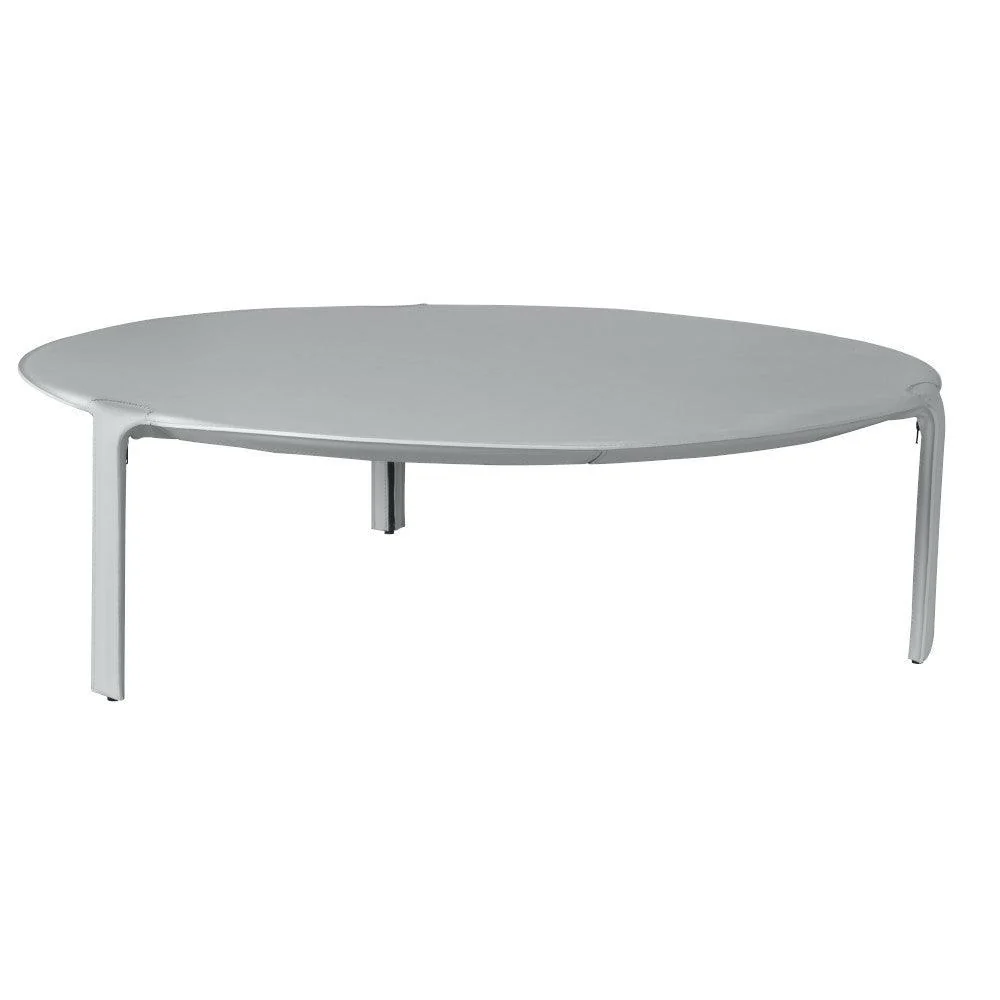 Libro Round Cocktail Table, Light Grey - Frankwebs
