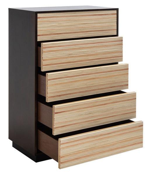 STASSIE 5 DRAWER CANE DRESSER - Frankwebs