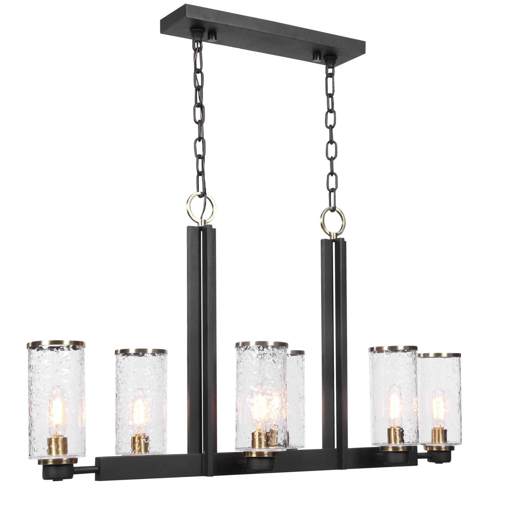 Jarsdel 6 Light Industrial Island Light - Frankwebs
