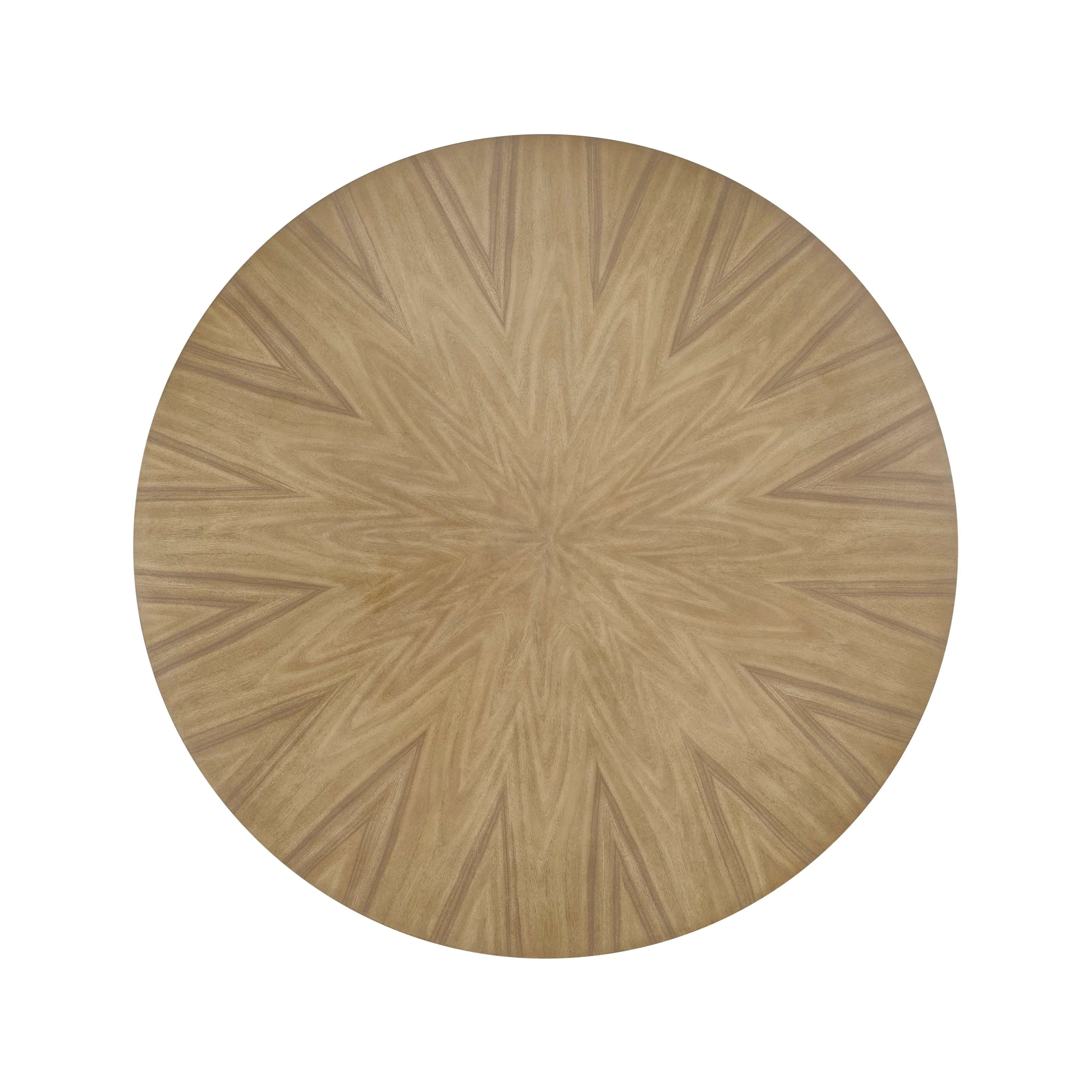 Buckingham Round Bleached Walnut Dining Table - Frankwebs