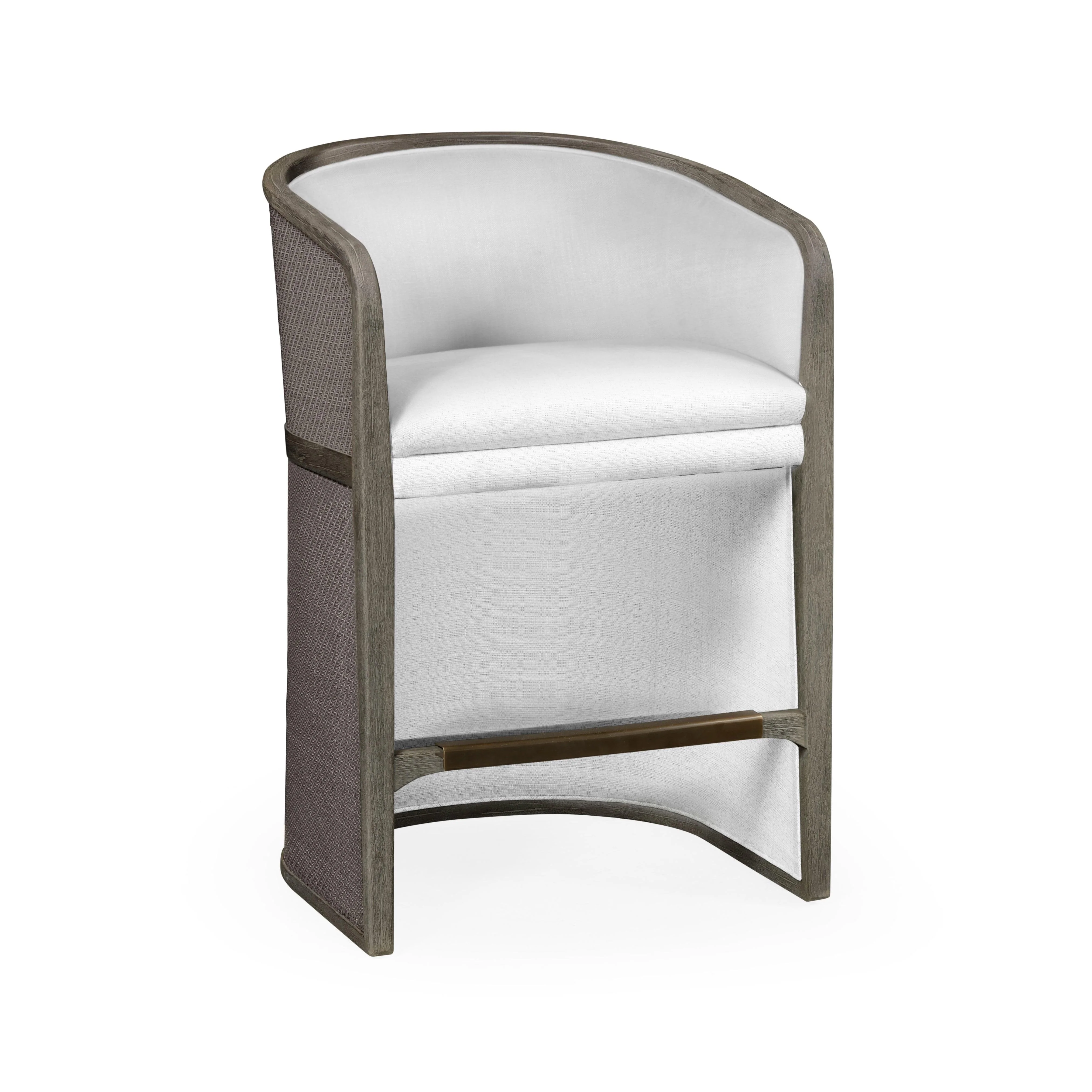 Modern Accents Rattan Tub Counter Stool - Outdoor - Frankwebs