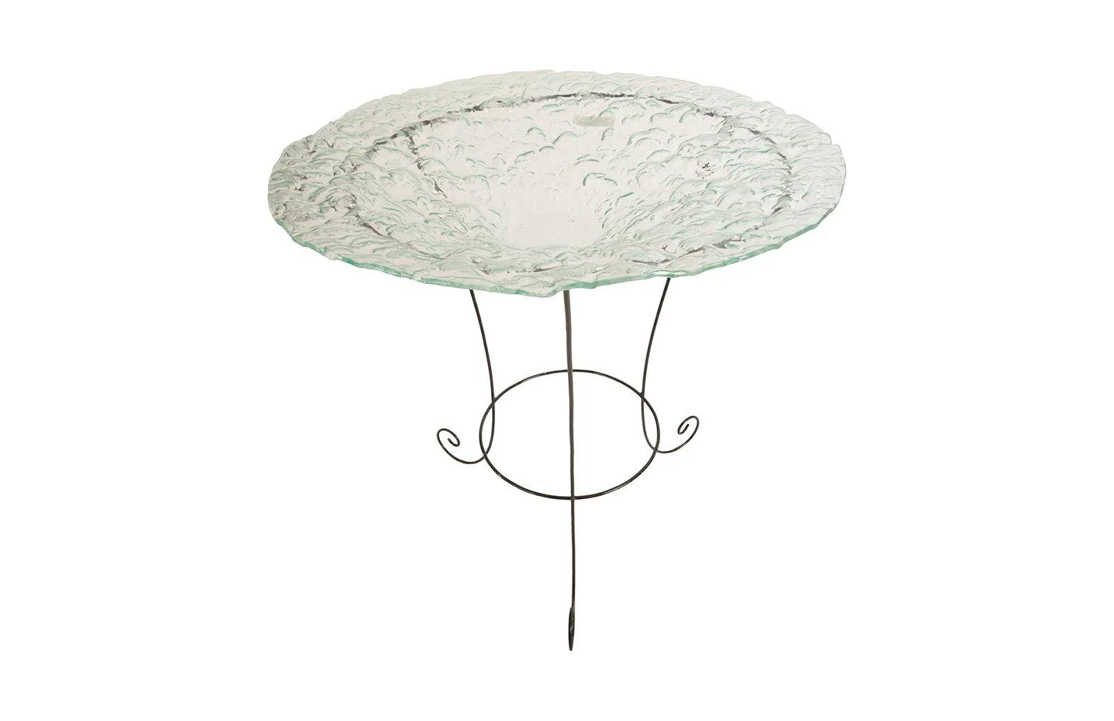 Frosted Glass Bowl on Stand, LG - Frankwebs