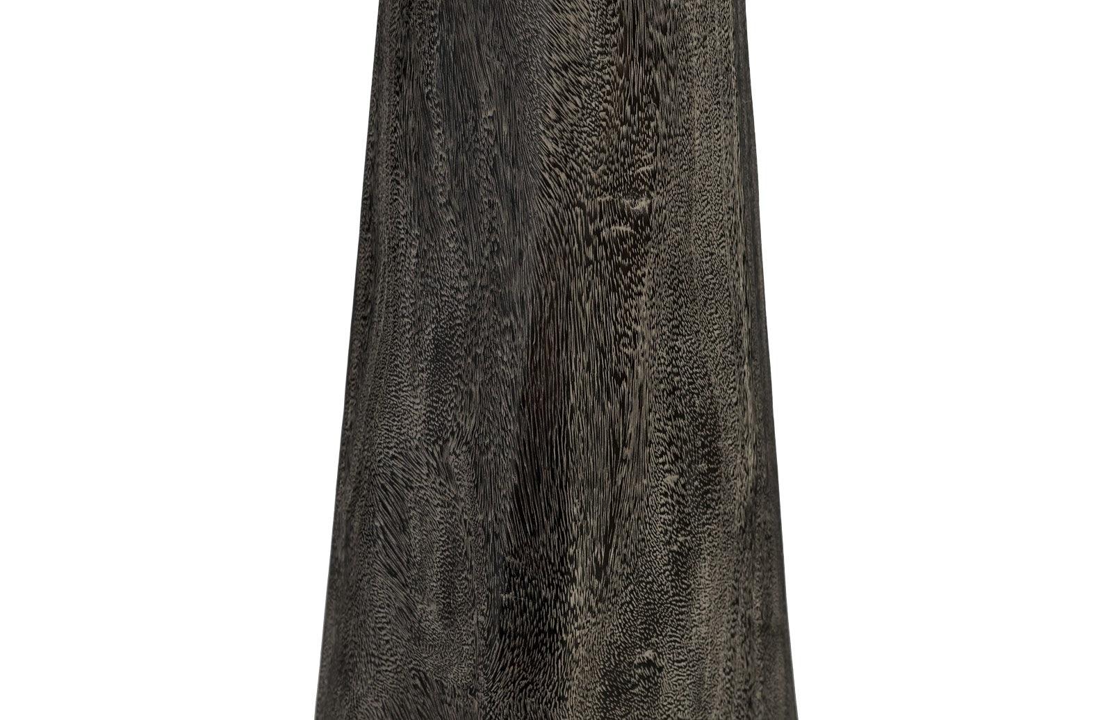 Shark Tooth Sculpture, Large, Gray Stone Finish - Frankwebs