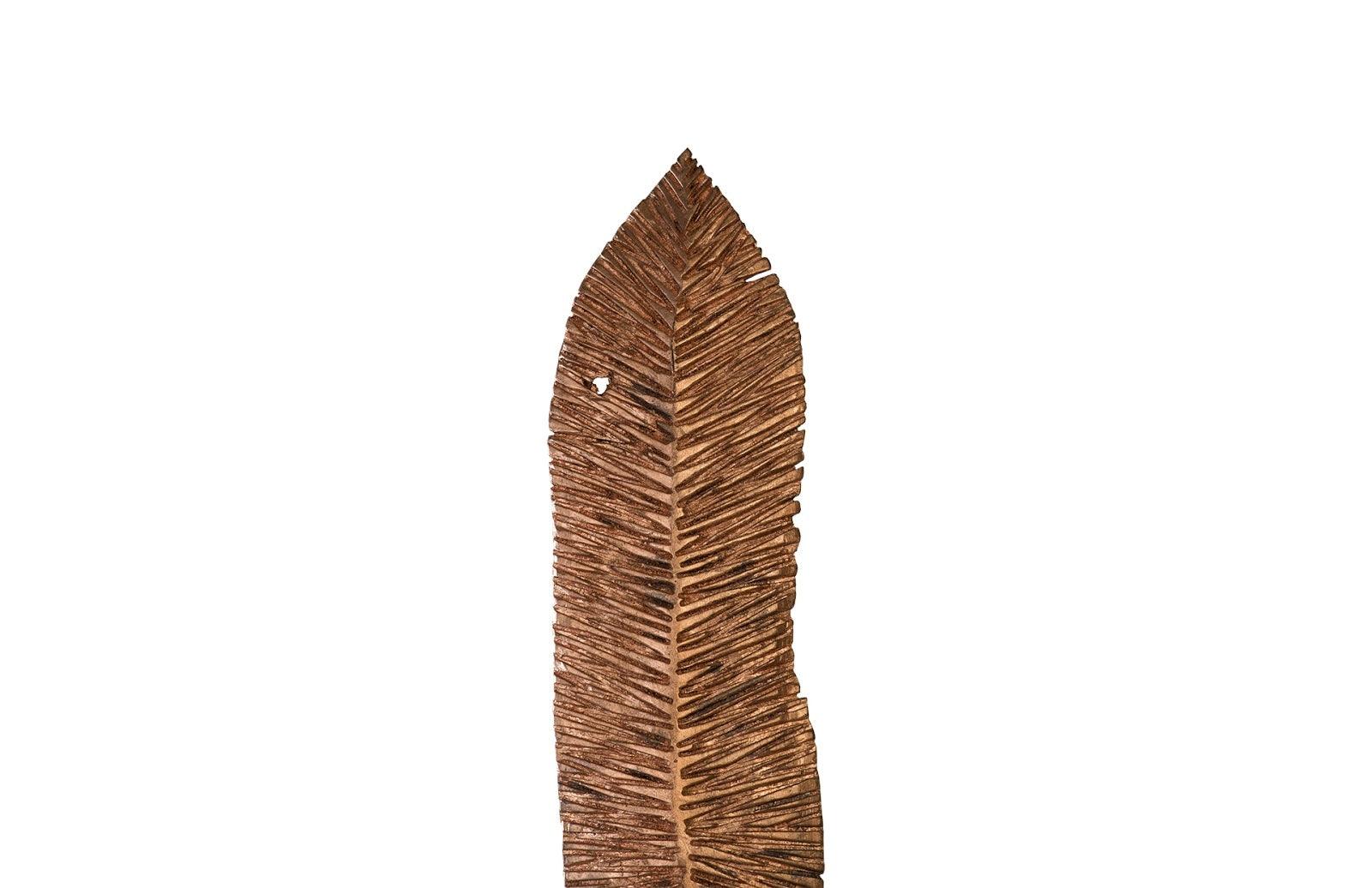 Carved Leaf on Stand, Copper Leaf, XL - Frankwebs