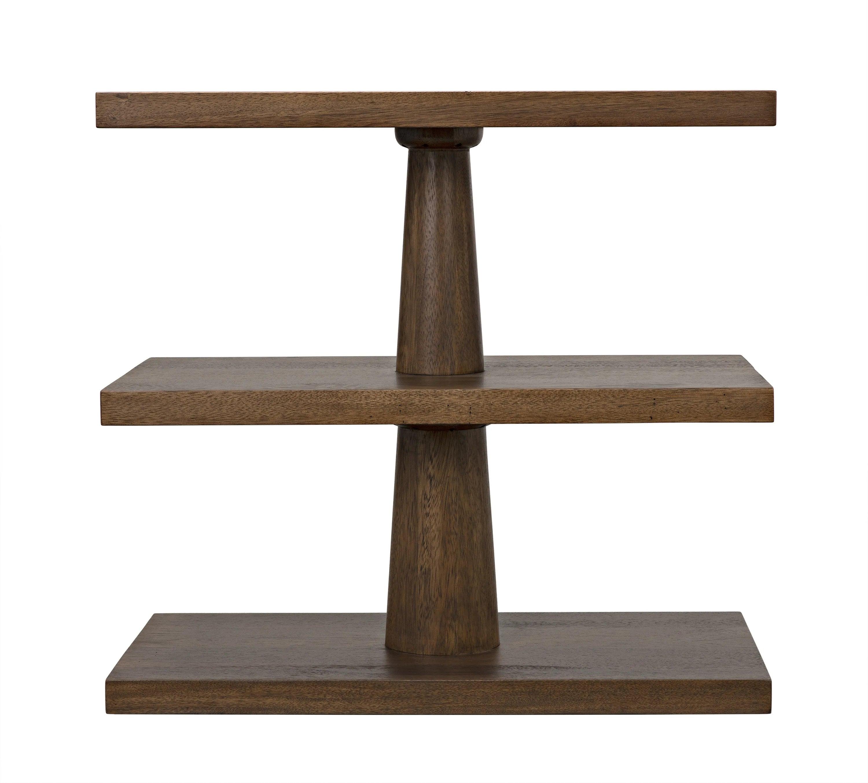 Fatima Side Table, Dark Walnut - Frankwebs