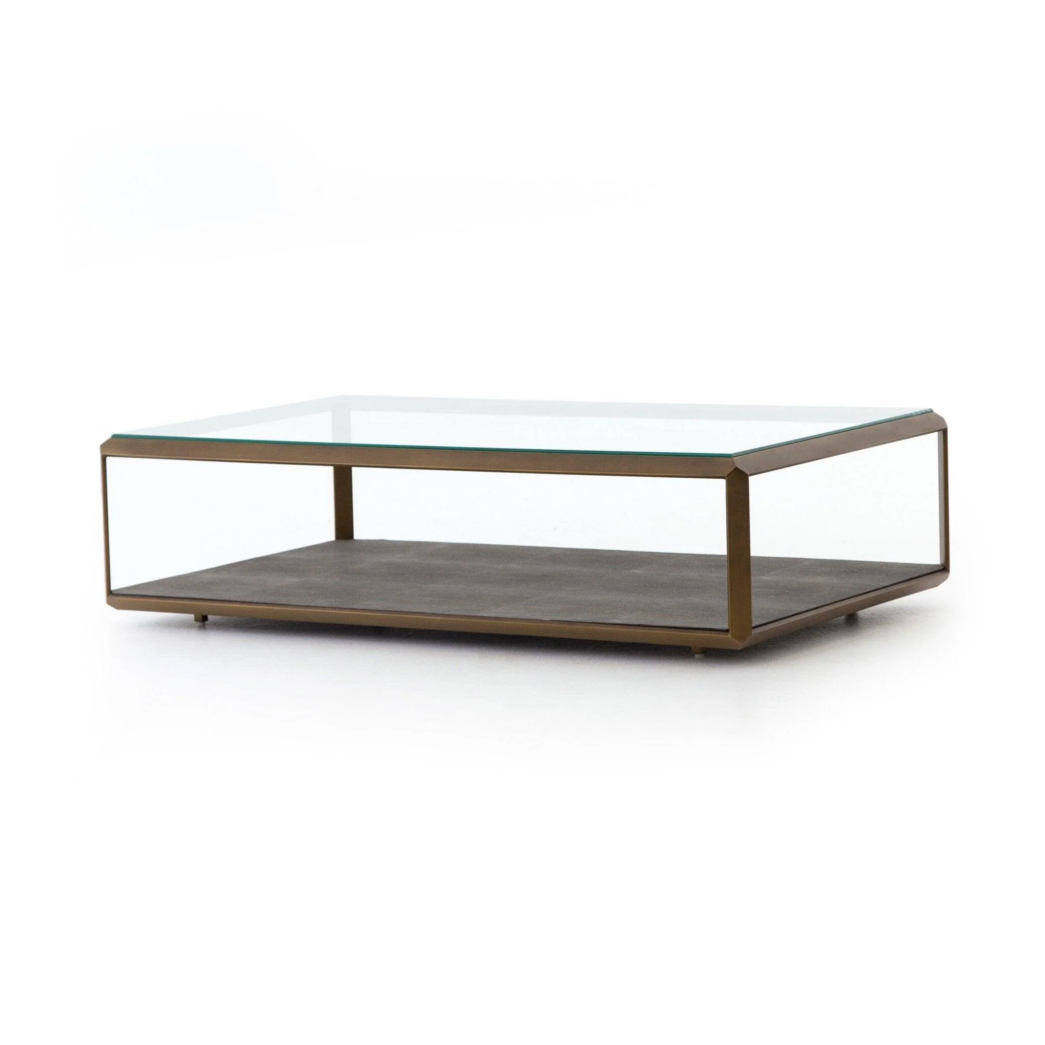 Shagreen Shadow Box Coffee Table - Frankwebs