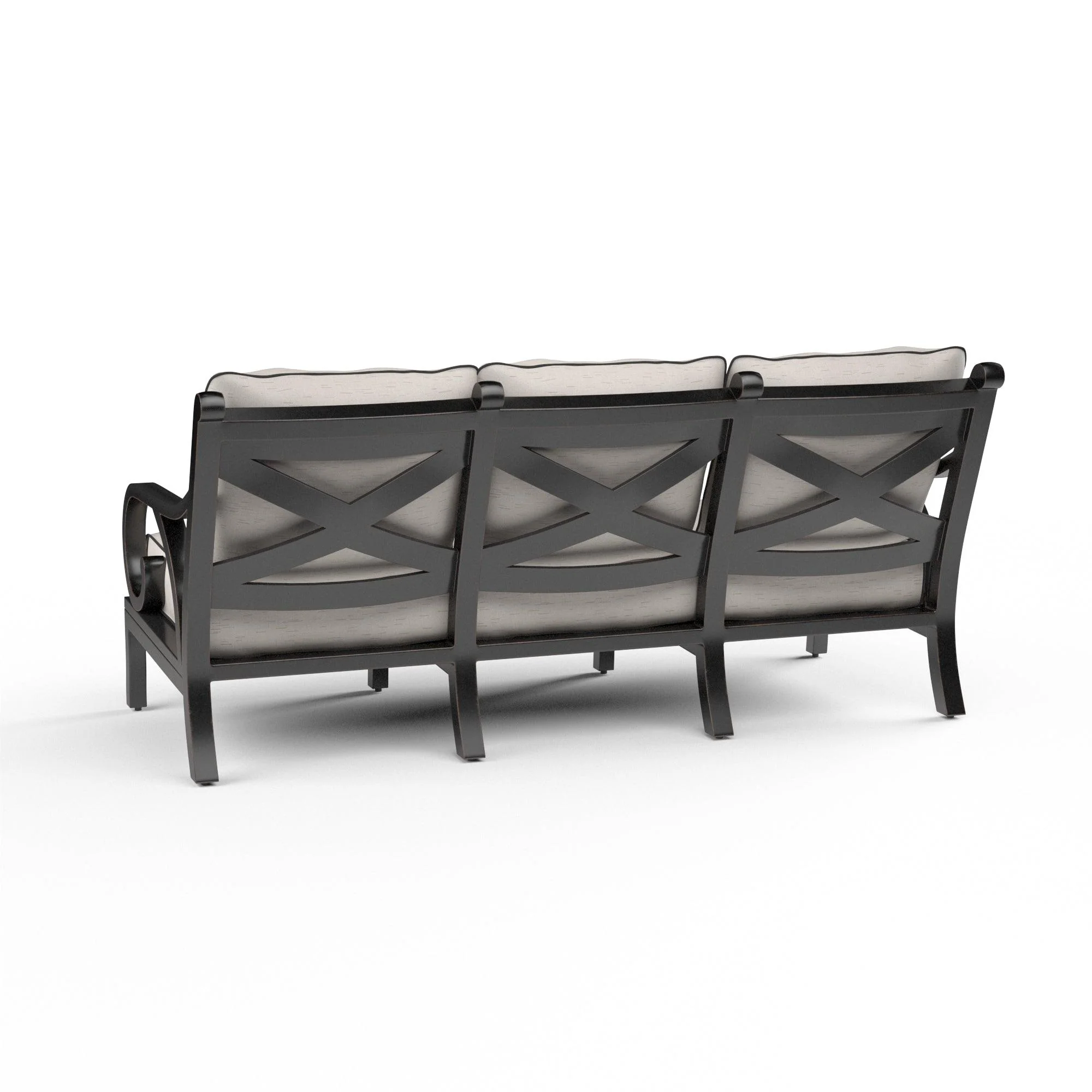 Monterey Sofa in Frequency Sand w/ Contrast Canvas Java Welt - Frankwebs