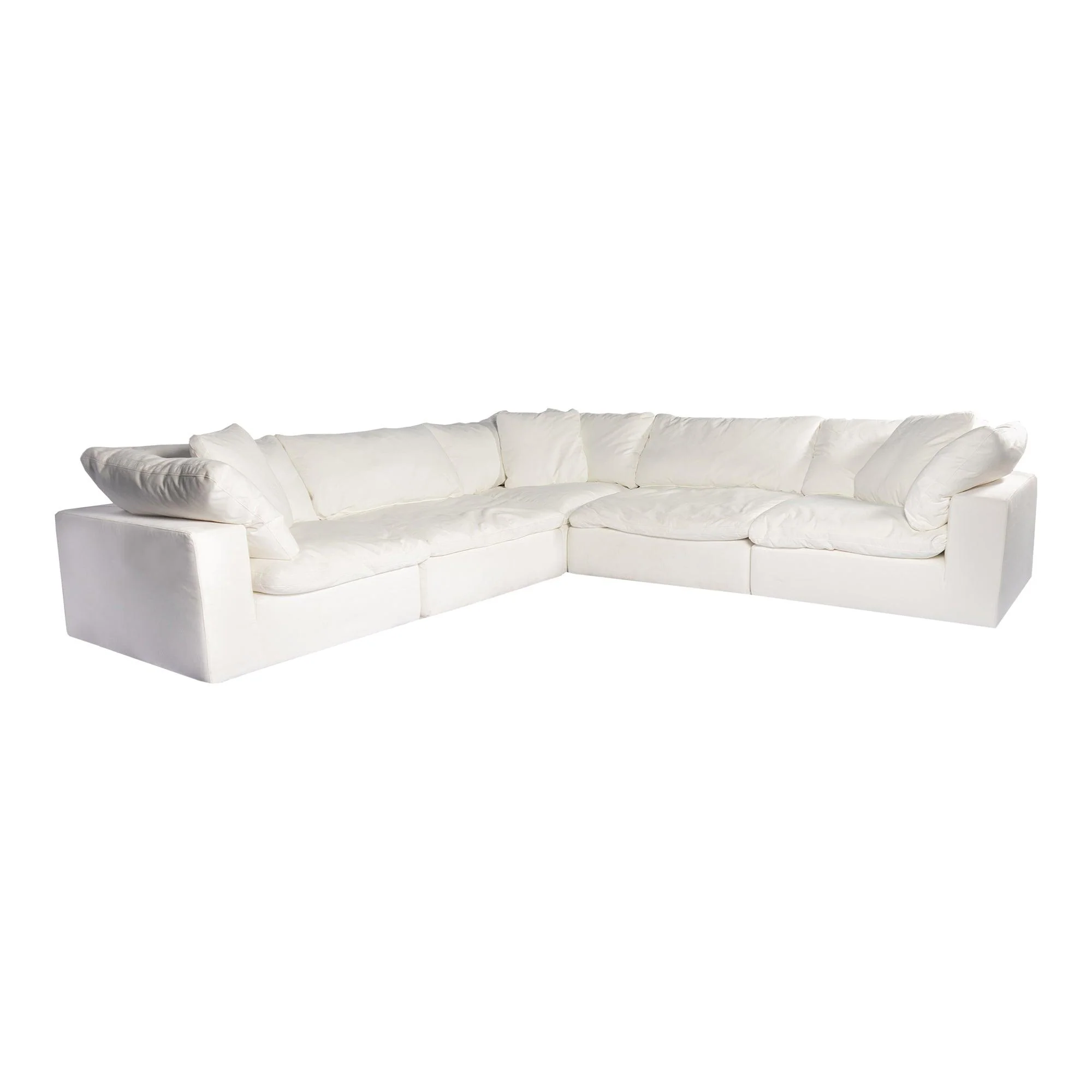 Clay Classic Modular Sectional Performance Fabric White - Frankwebs