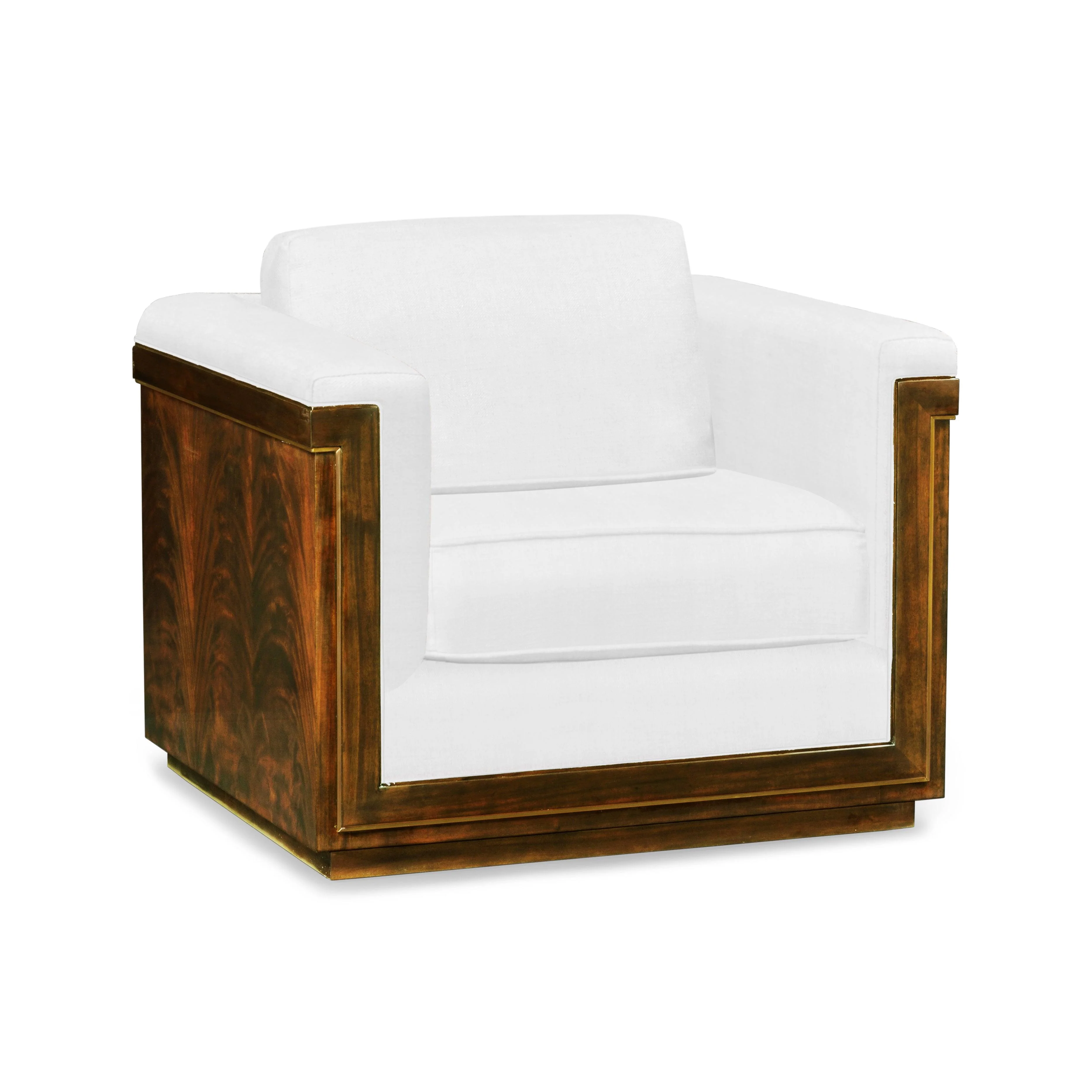 Modern Accents Antique Wood Frame Sofa Chair - Frankwebs