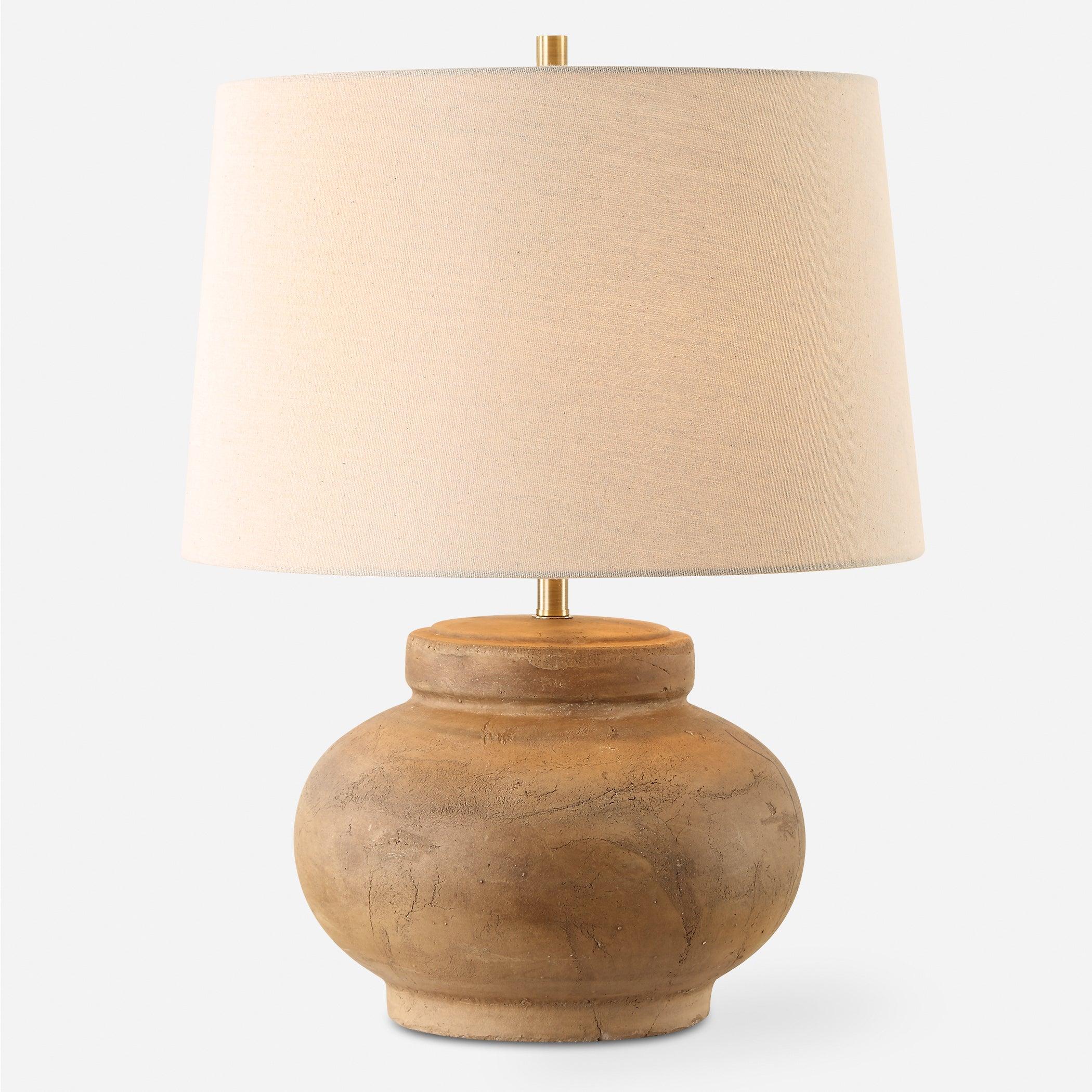 Urbino Aged Terracotta Table Lamp - Frankwebs