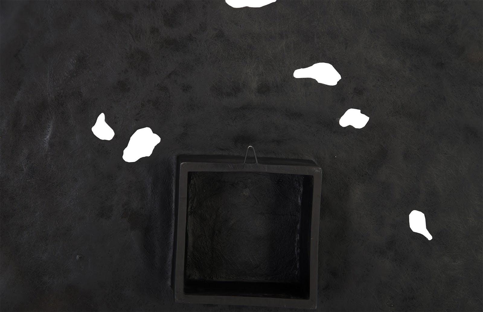 Molten Wall Disc, Large, Silver Leaf - Frankwebs