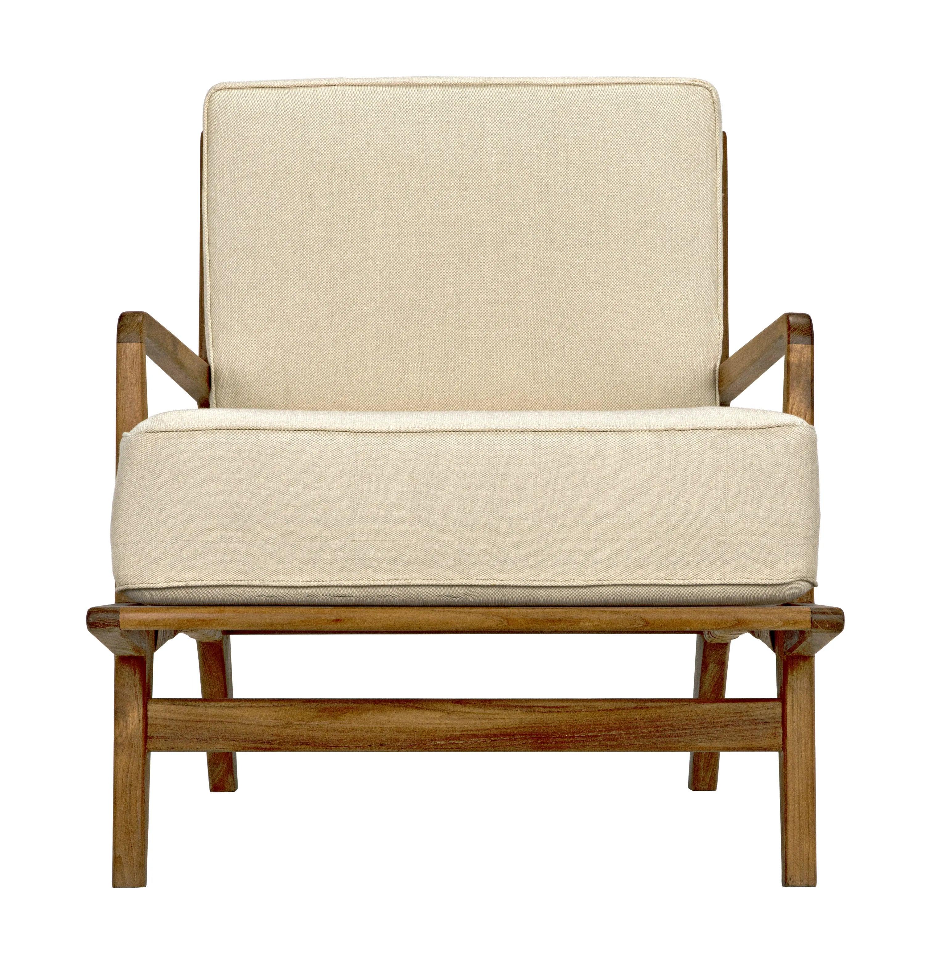 Allister Chair, Teak and Rattan - Frankwebs