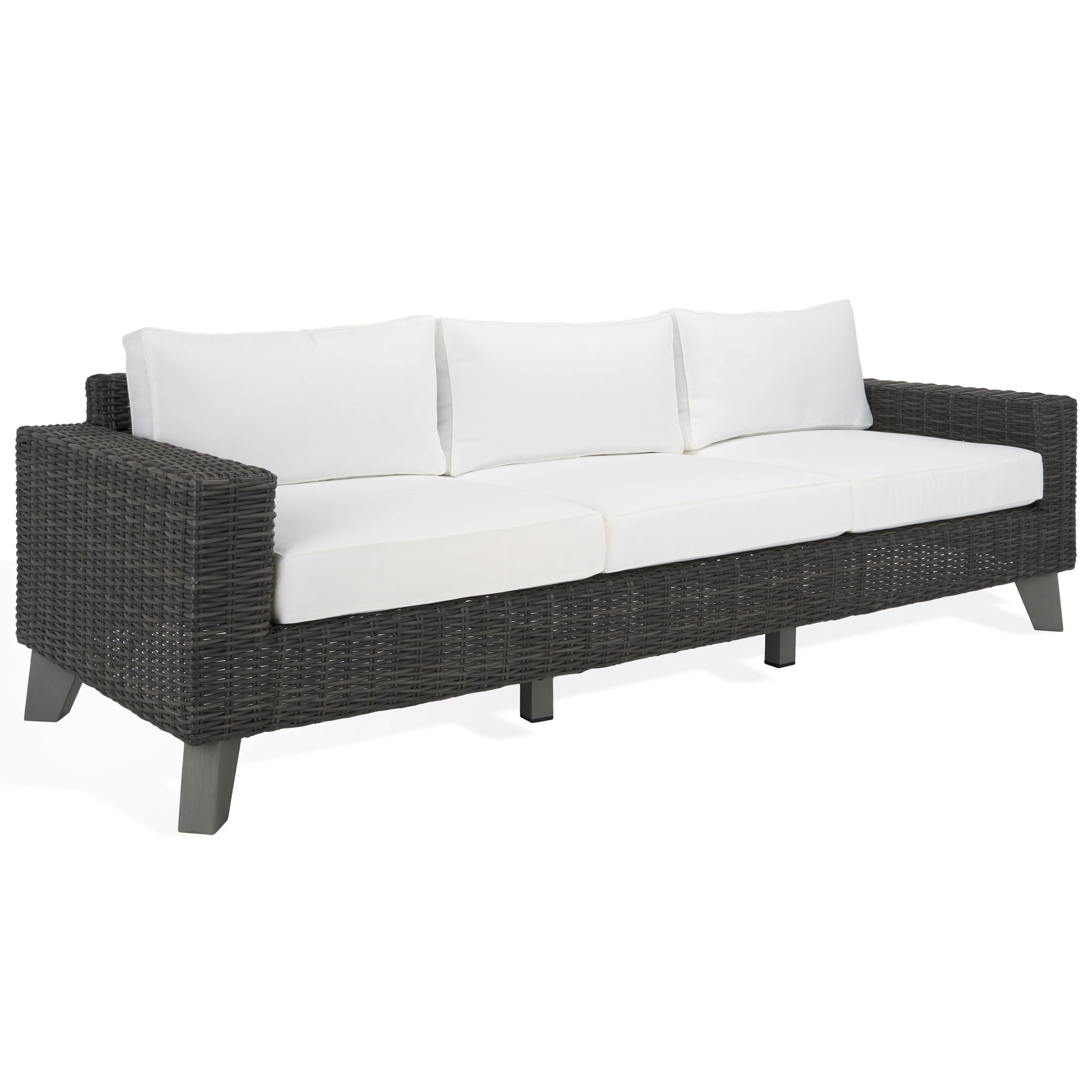 Margarita Wicker Patio Sofa - Frankwebs