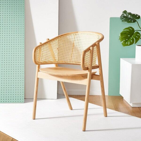 EMMY RATTAN BACK DINING CHAIR - Frankwebs