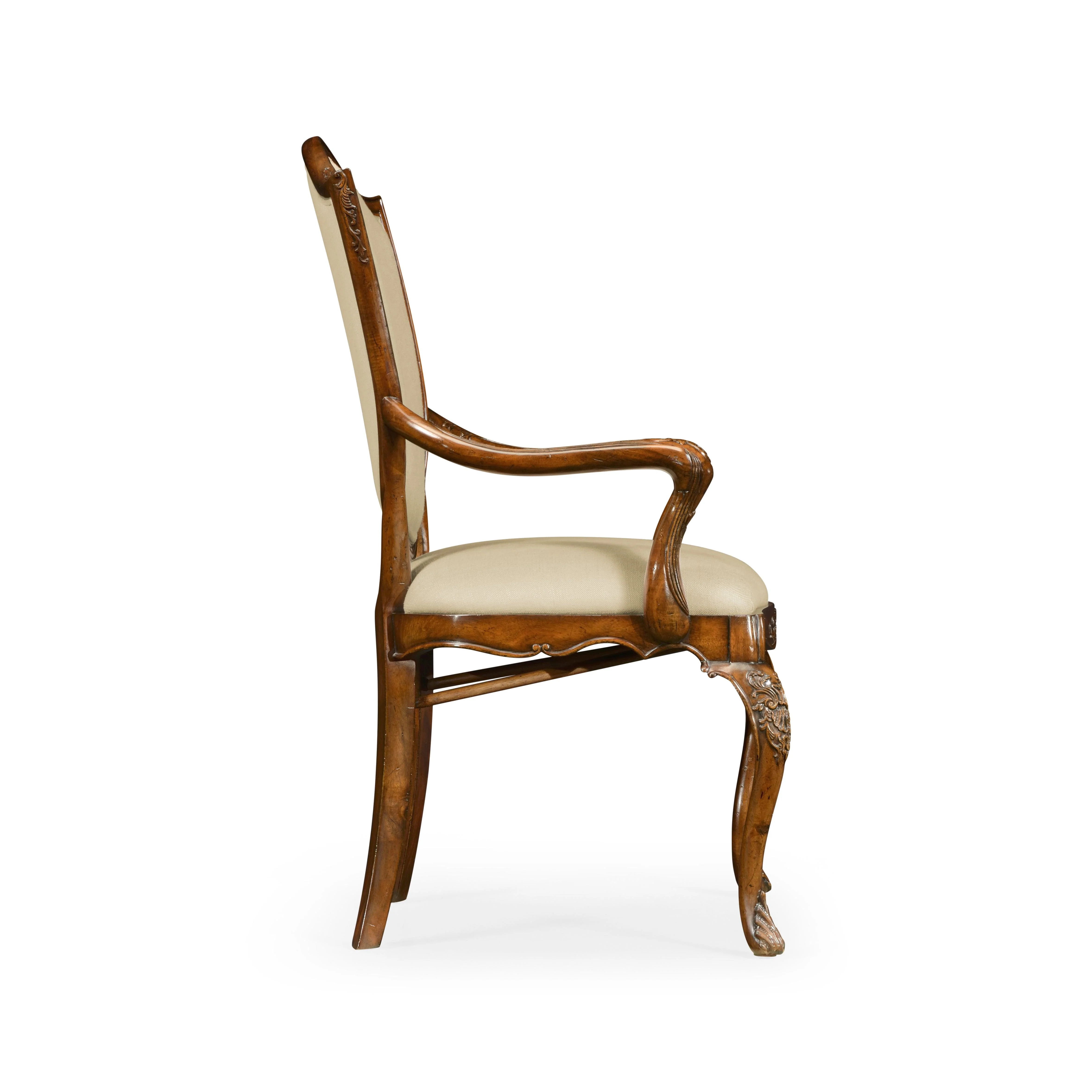 Versailles Shield Back Mahogany Arm Chair - Set of 2 - Frankwebs