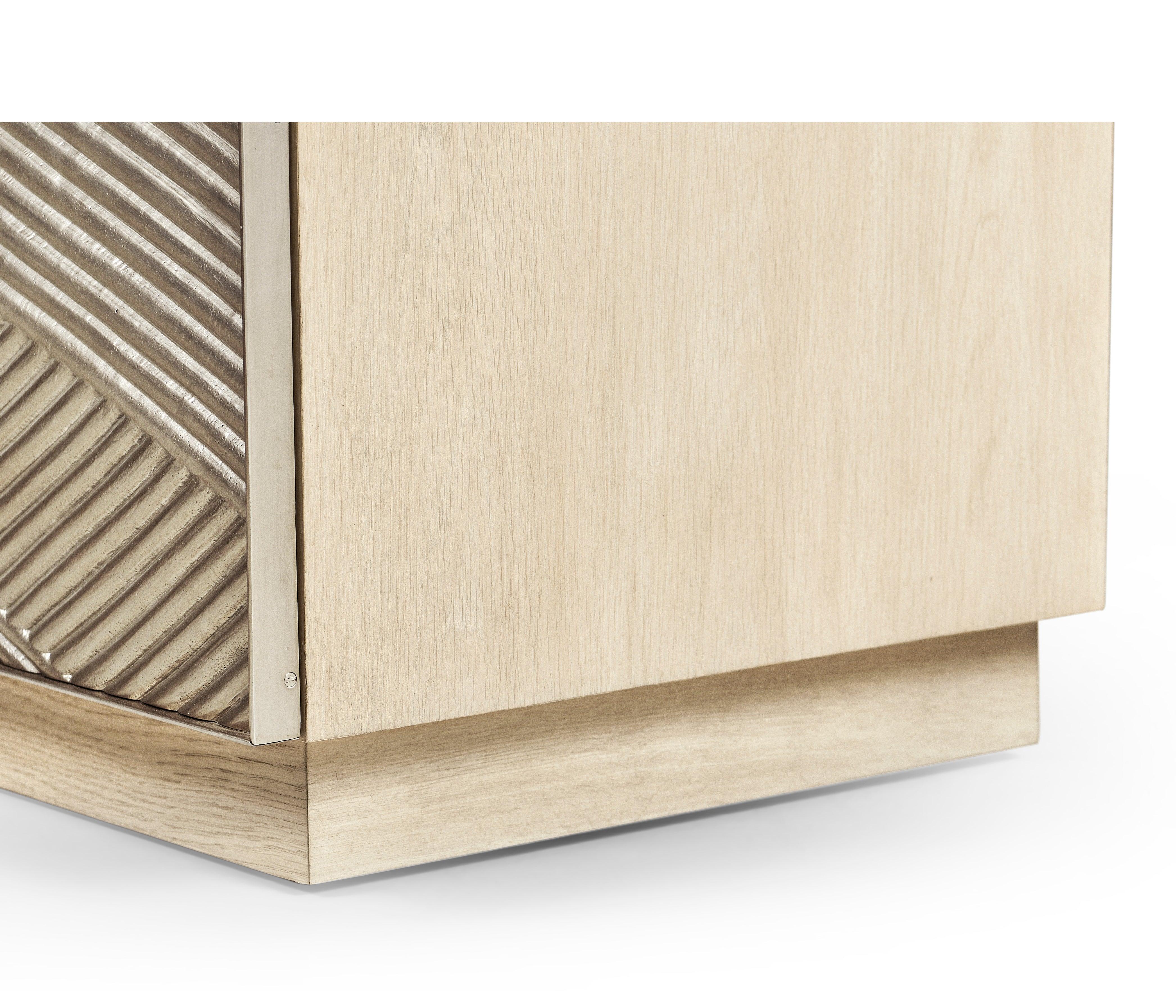 Water Capillary Cast Metal Texture Double Dresser - Frankwebs