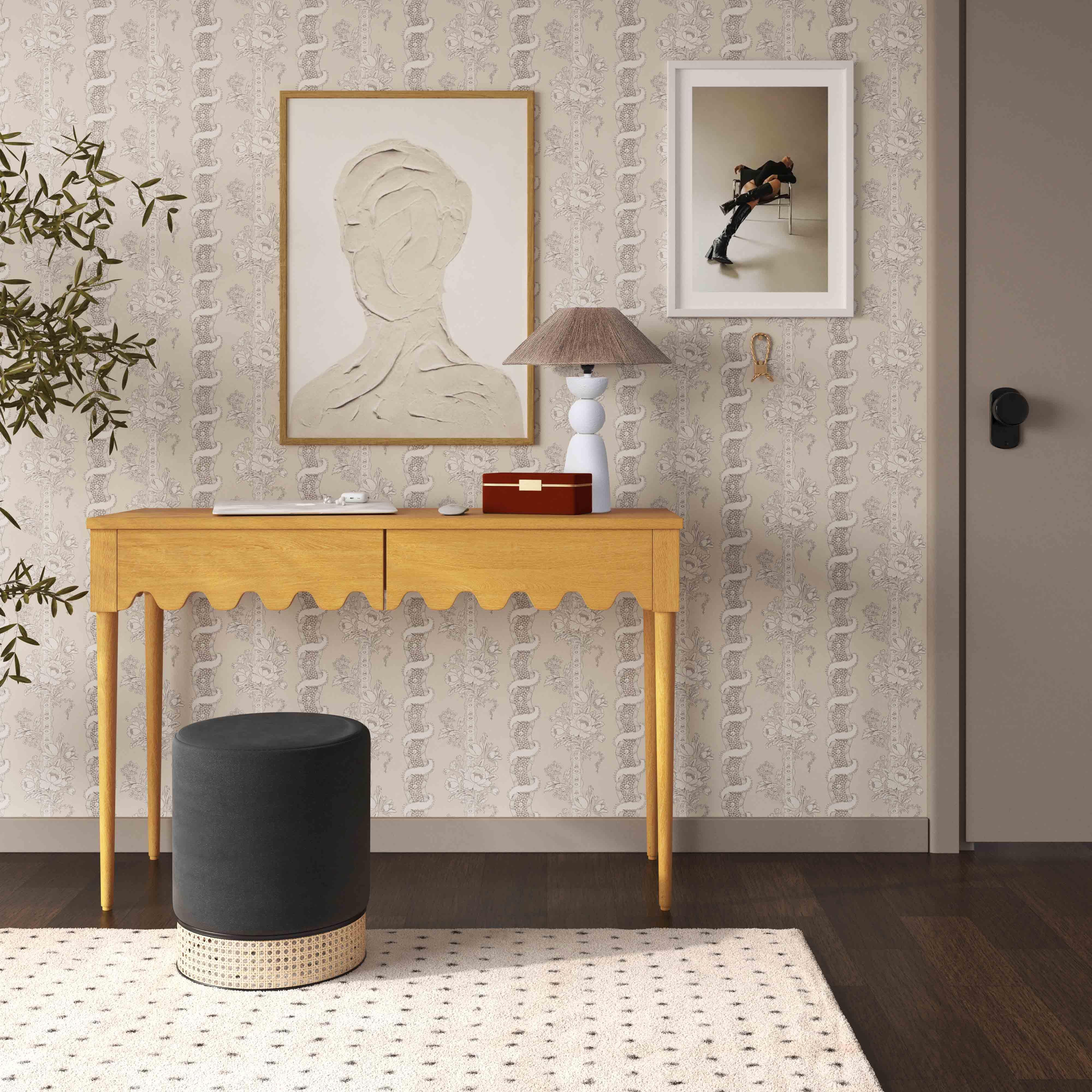 Oodle Natural Ash 2-Drawer Desk - Frankwebs