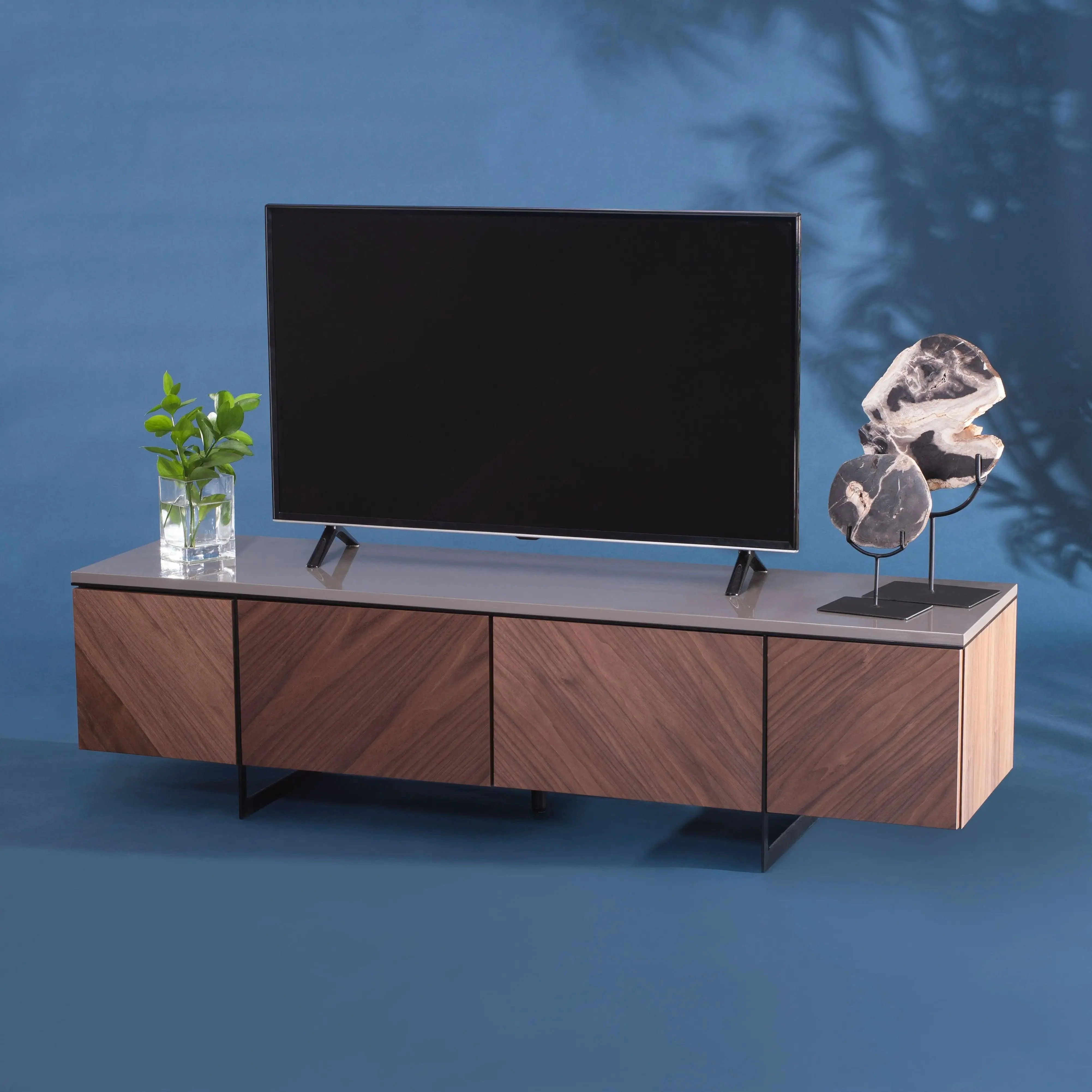 ARCHIE CHEVRON TV STAND - Frankwebs